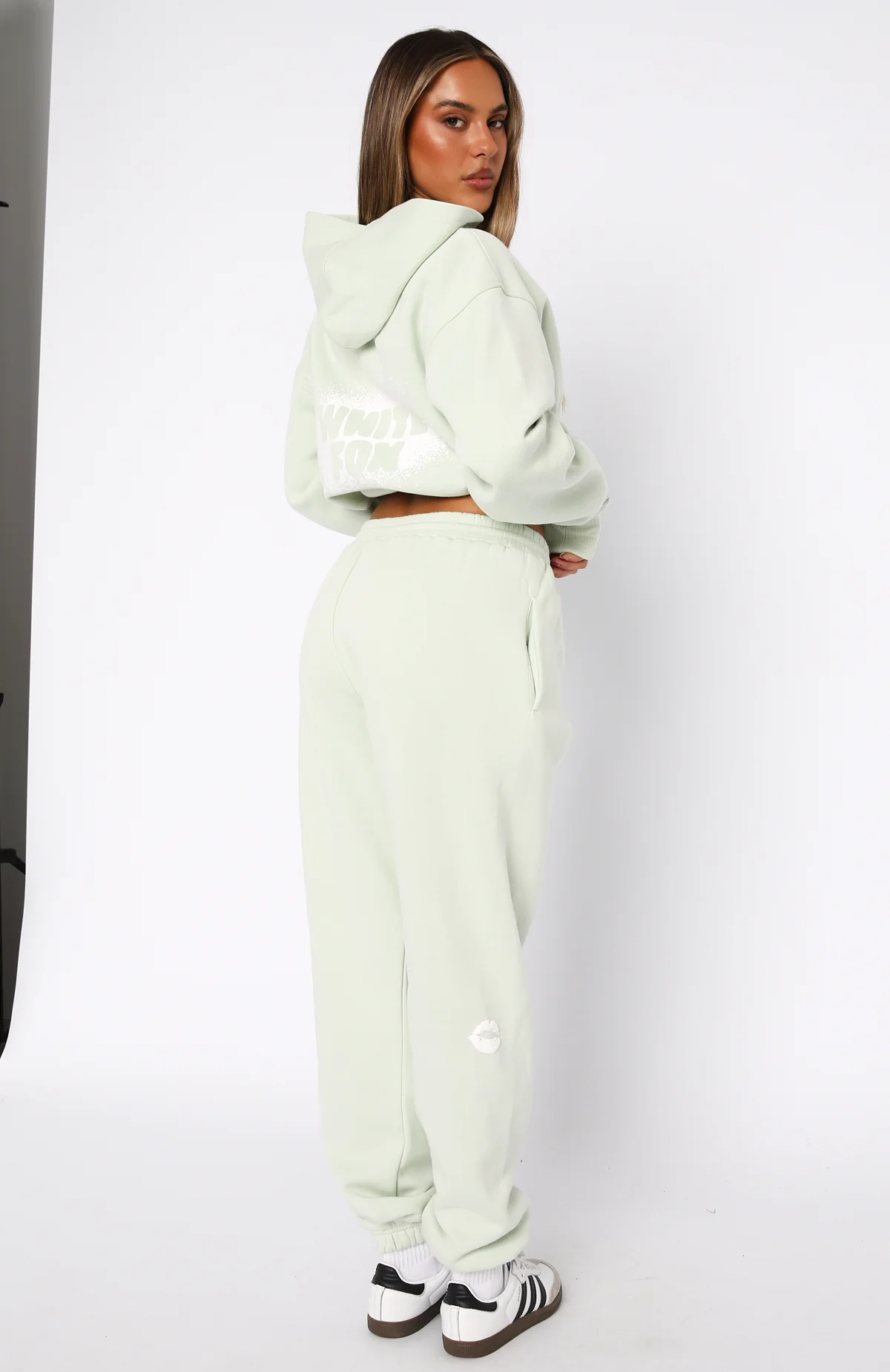 11th Street Keeping It Real Sweatpants Iced Matcha - Image 4
