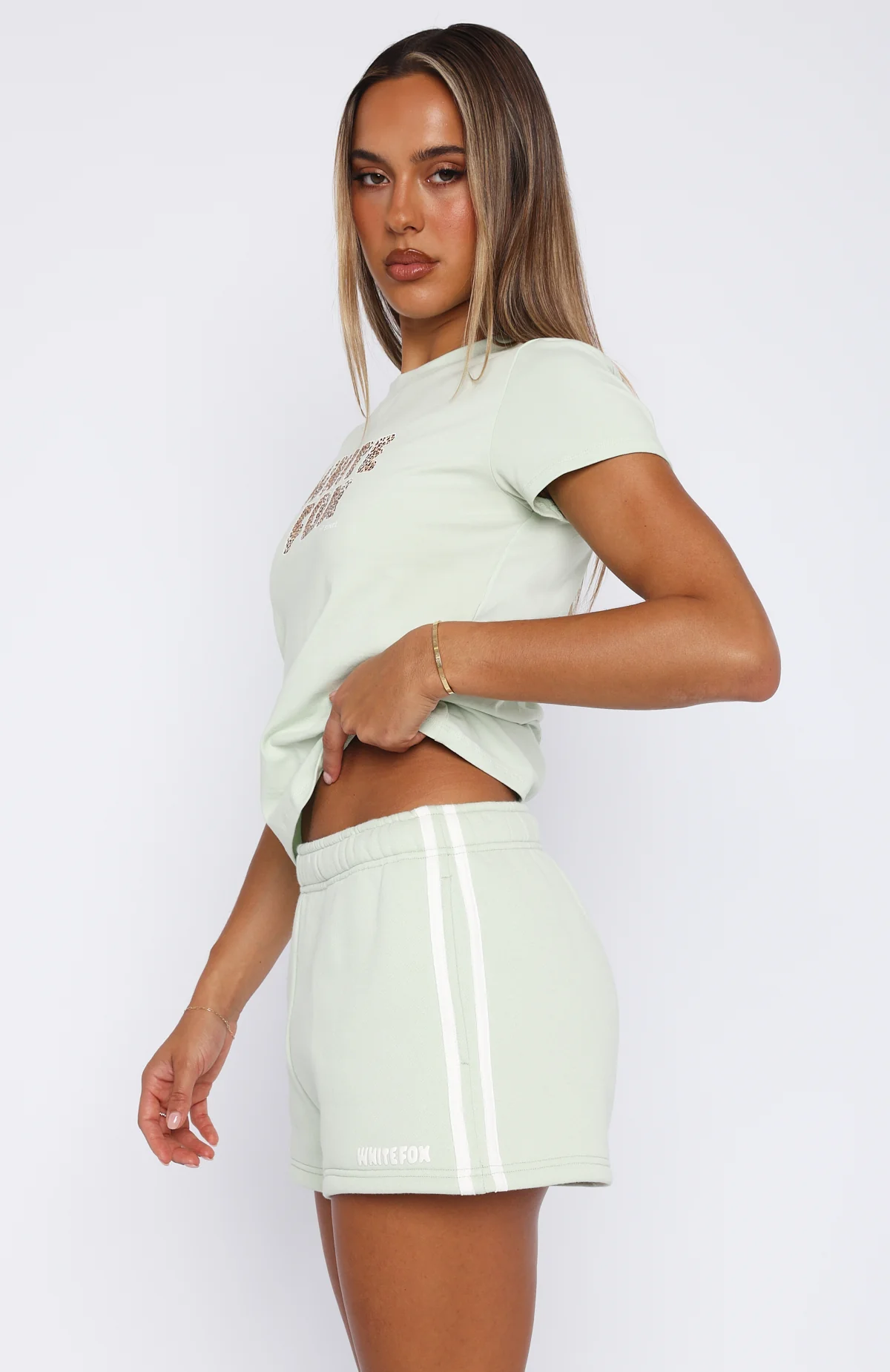 11th Street Out & About Lounge Shorts Iced Matcha - Image 4