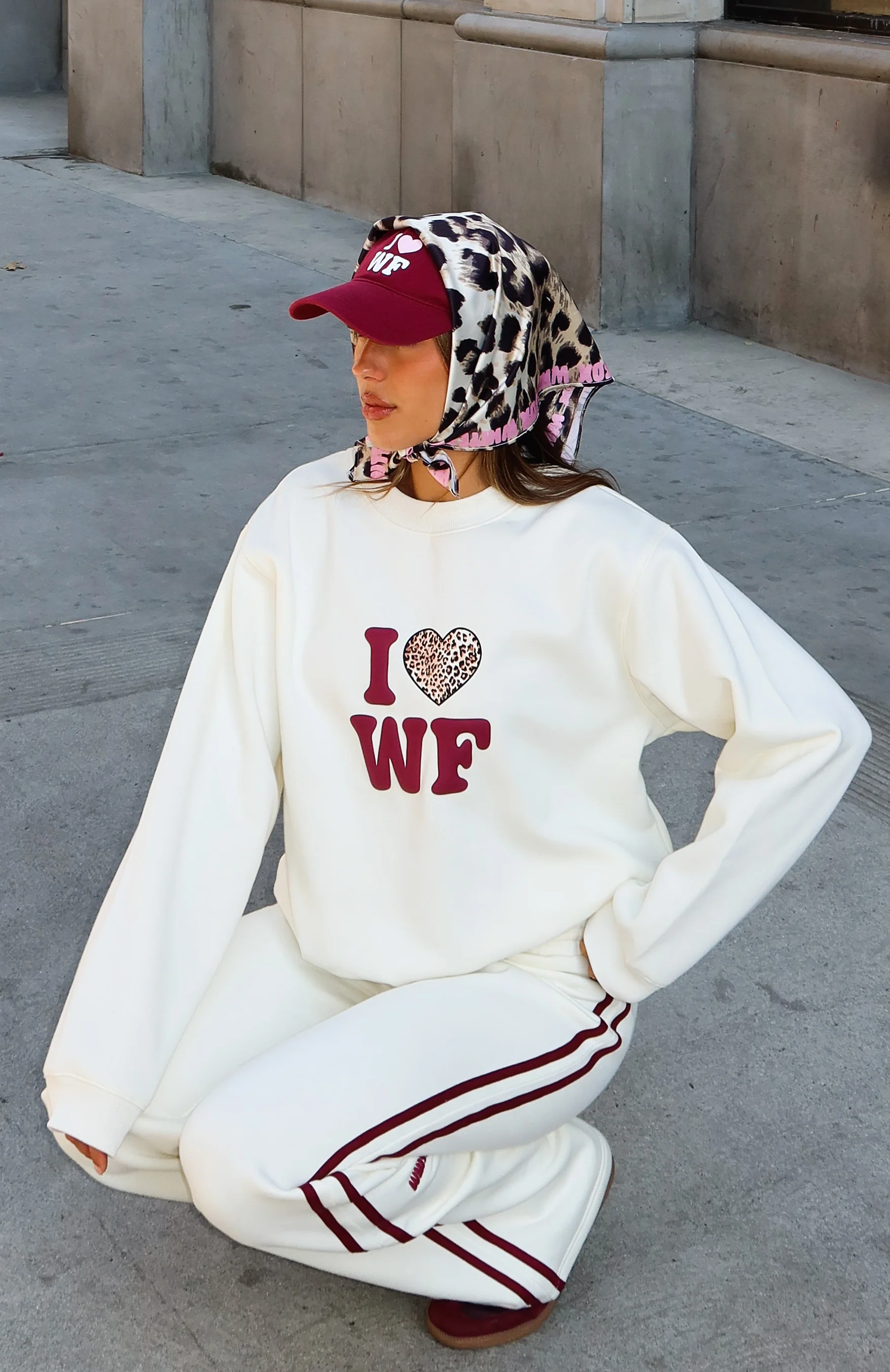 11th Street Out & About Wide Leg Sweatpants Cake Batter - Image 6