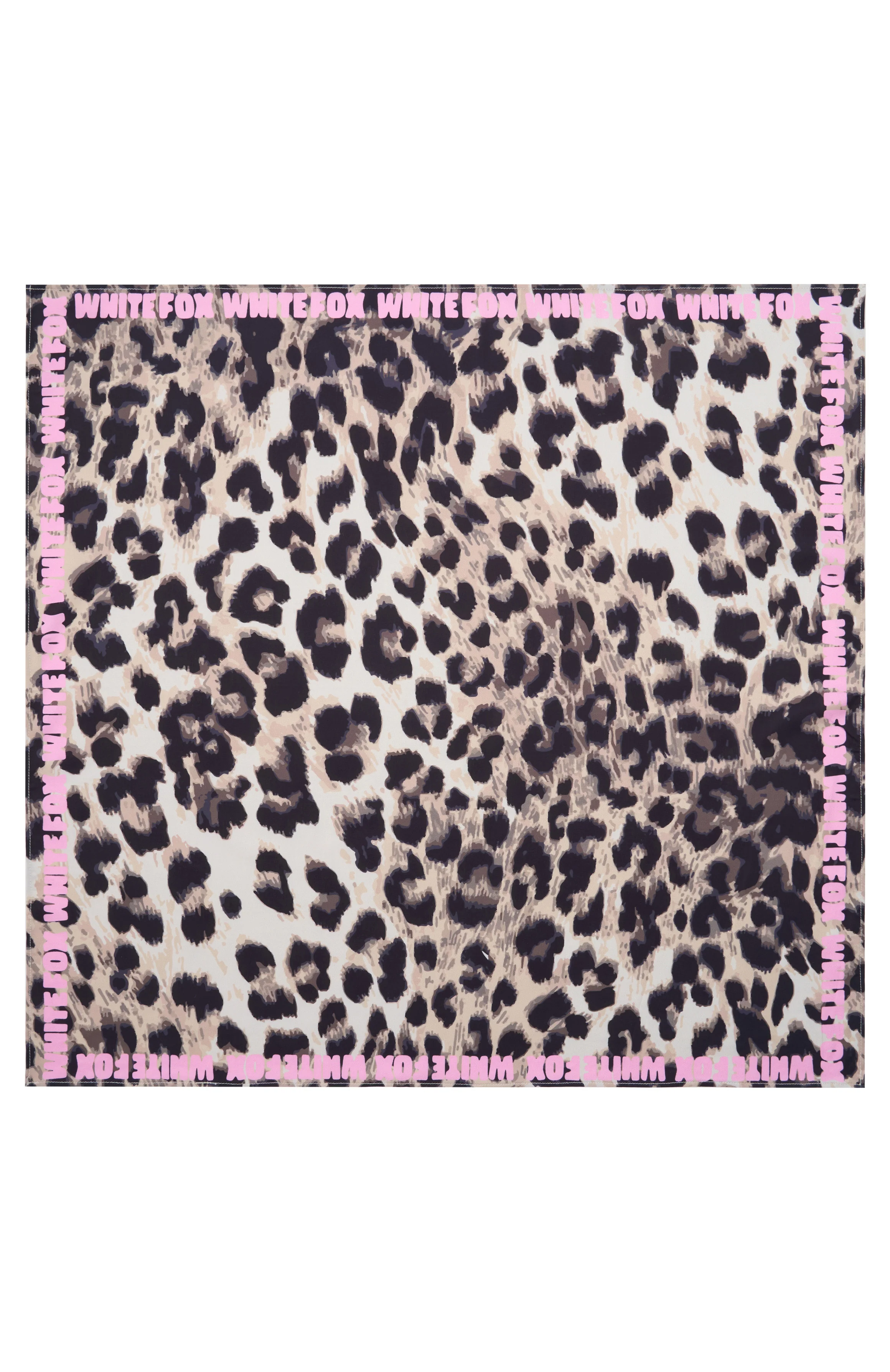 11th Street She's So Lucky Head Scarf Leopard Splice - Image 5