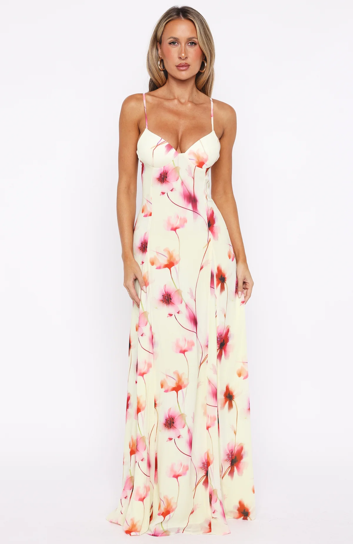 A Day In Nice Maxi Dress Butter Floral - Image 2