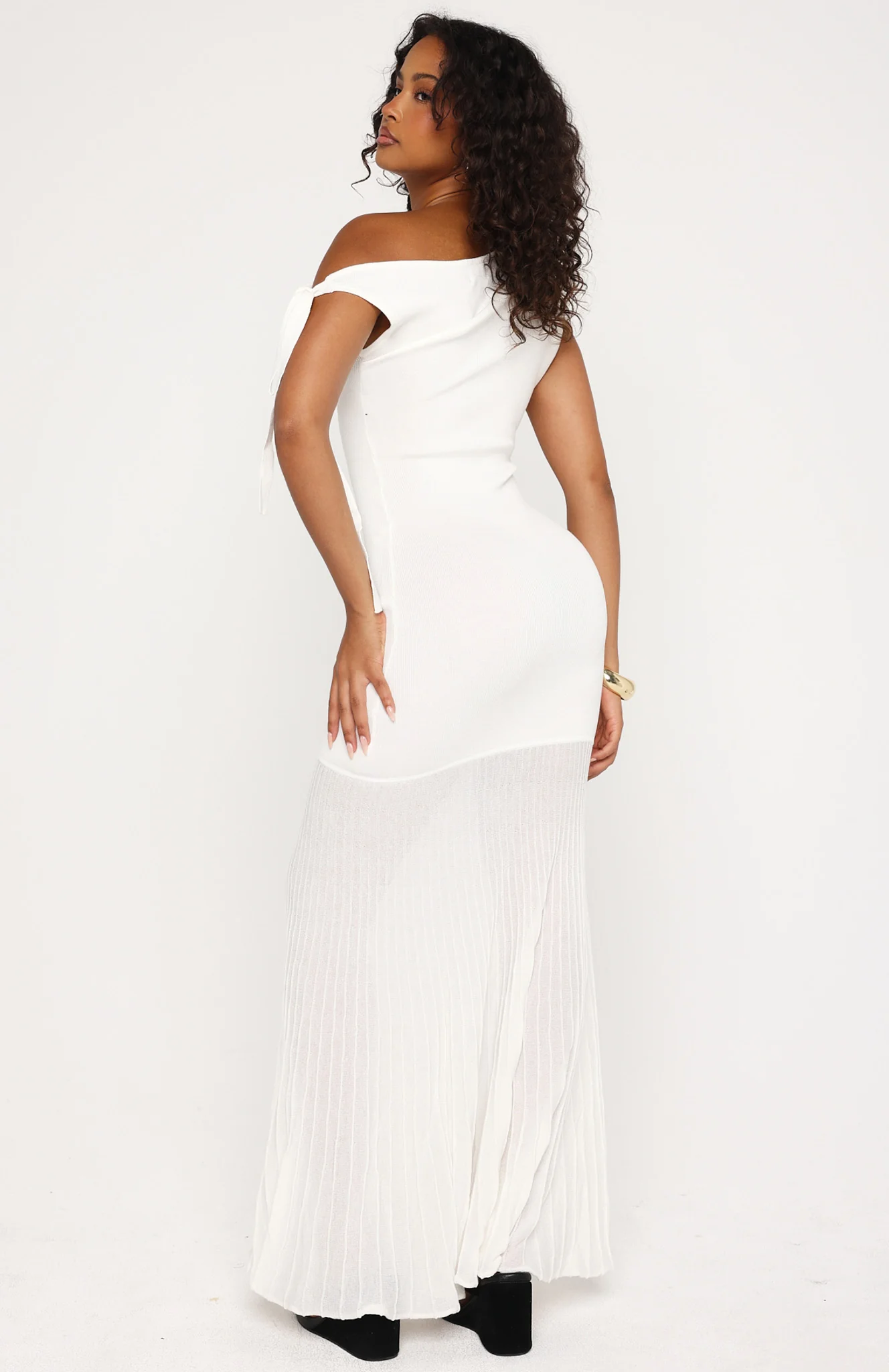 Accidentally In Love Maxi Dress Off White - Image 4