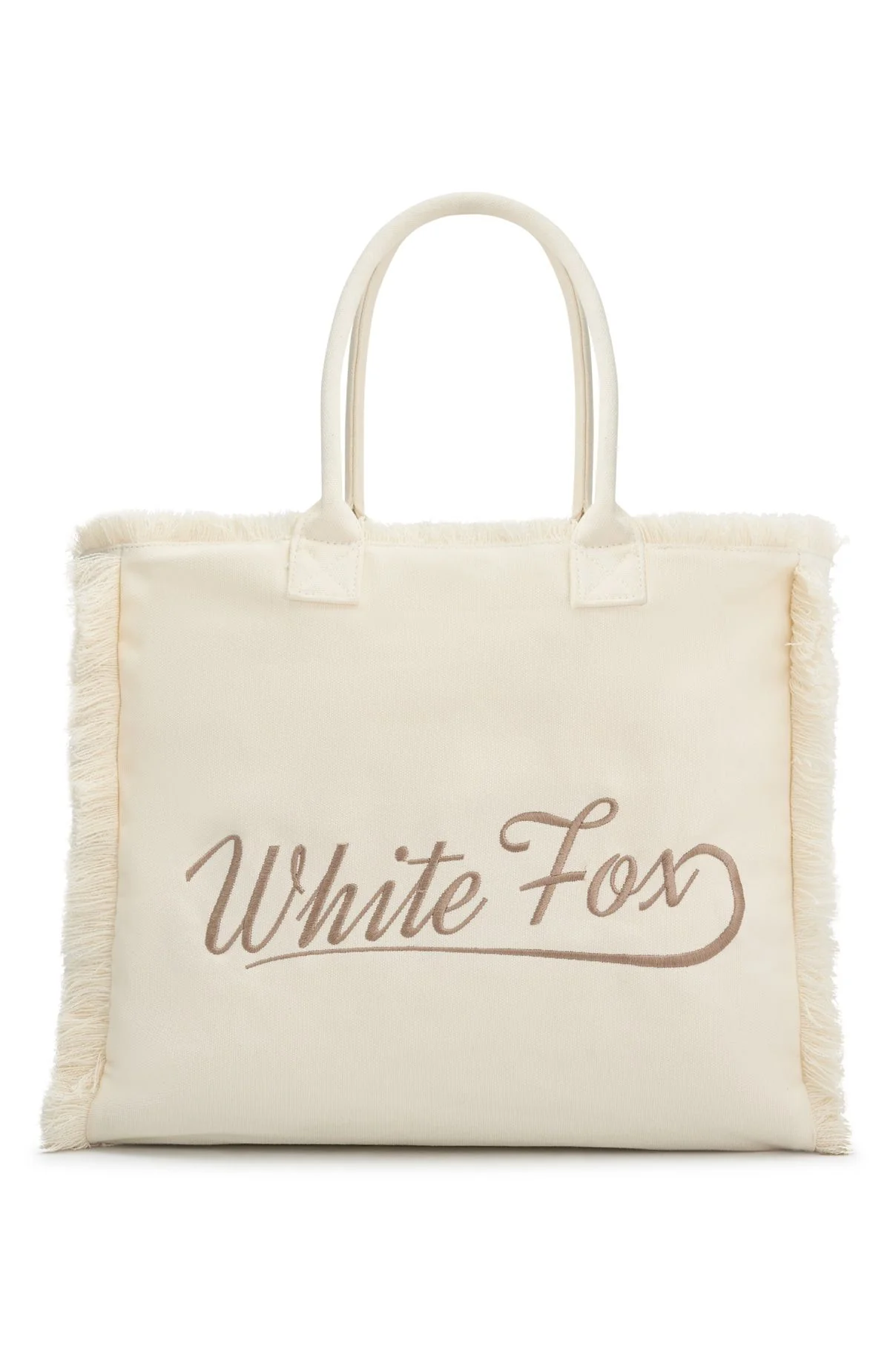 Addyson Beach Tote Bag Cream - Image 3