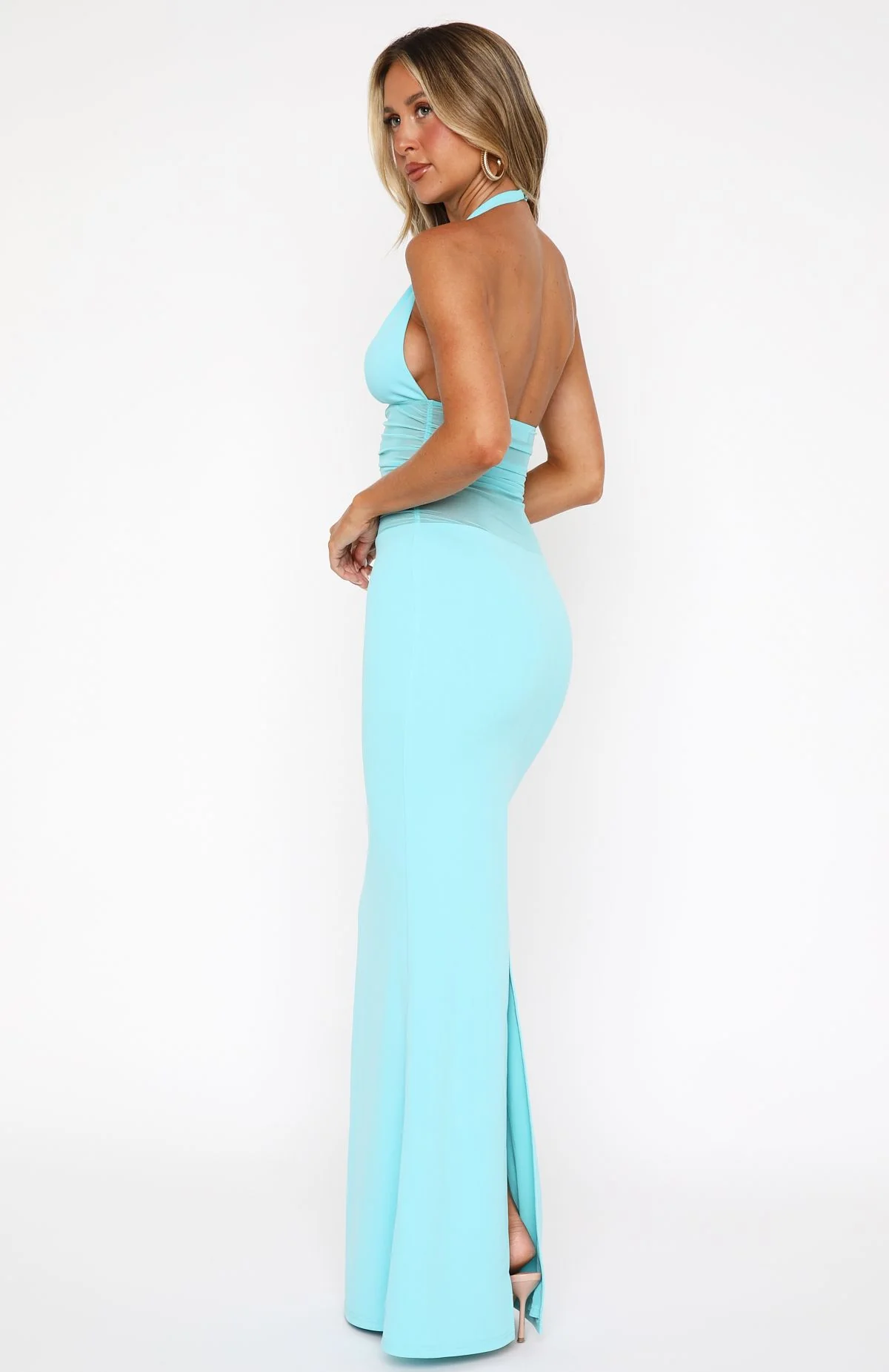 All My Love Maxi Dress Aqua - Image 4