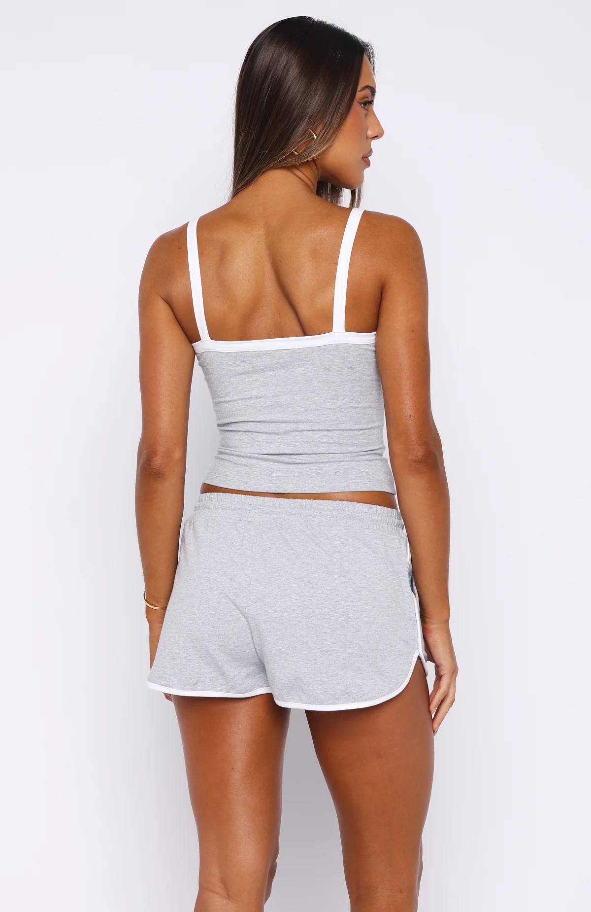 All The Time Relaxed Shorts Grey Marle - Image 4
