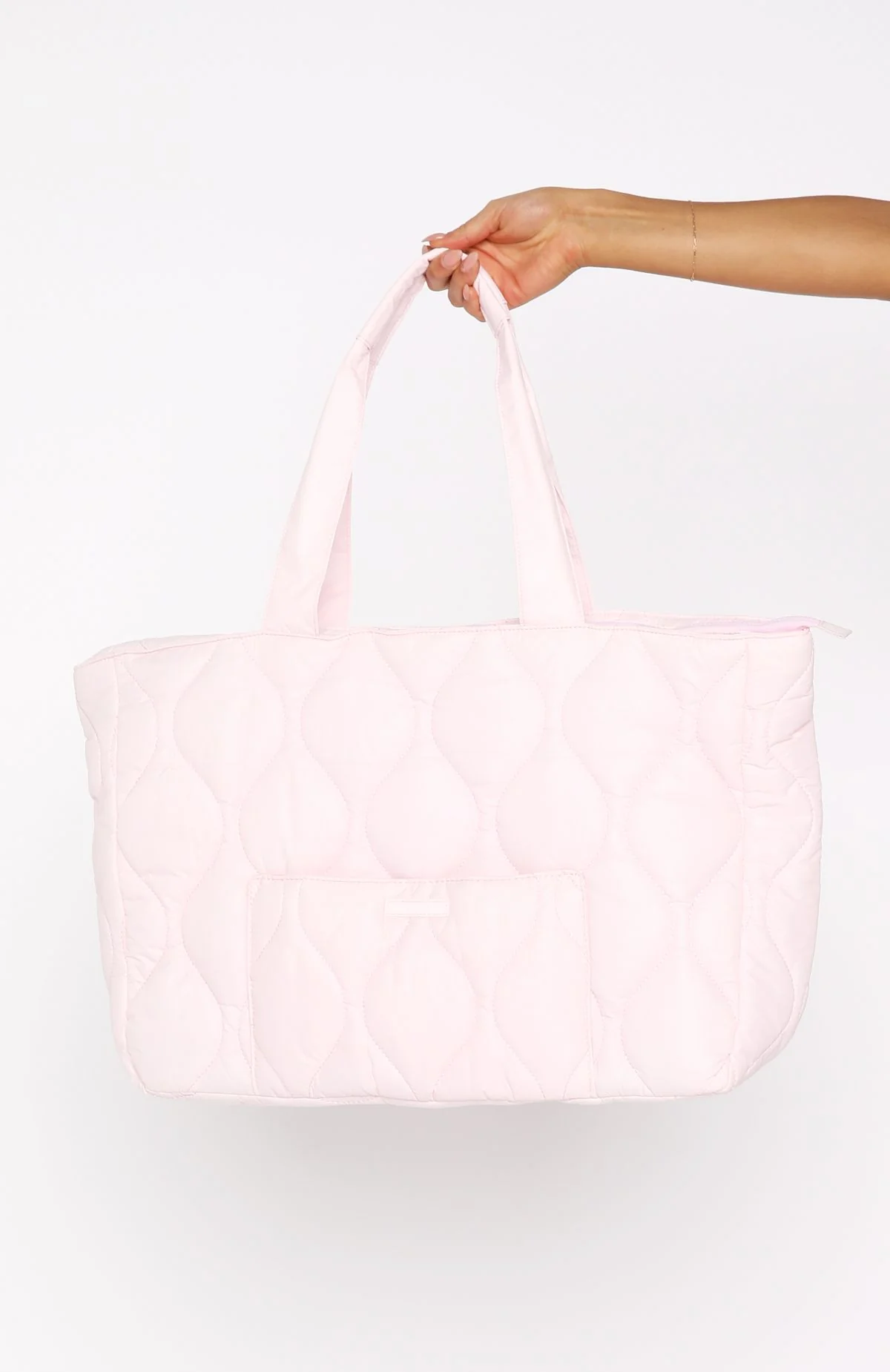 Always Moving Quilted Tote Bag Ballet Pink - Image 2