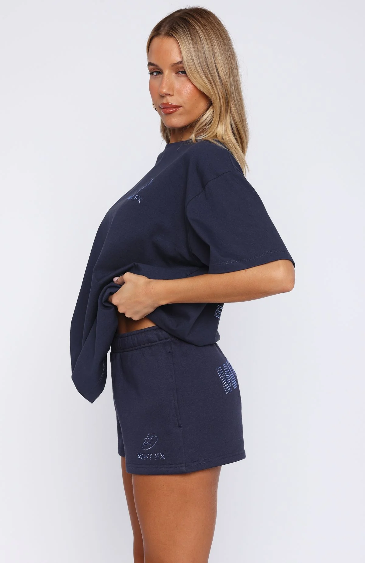 Always Shining Lounge Shorts Navy - Image 3