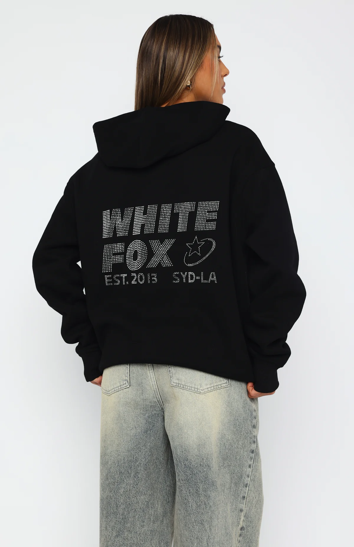 Always Shining Oversized Hoodie Black - Image 5