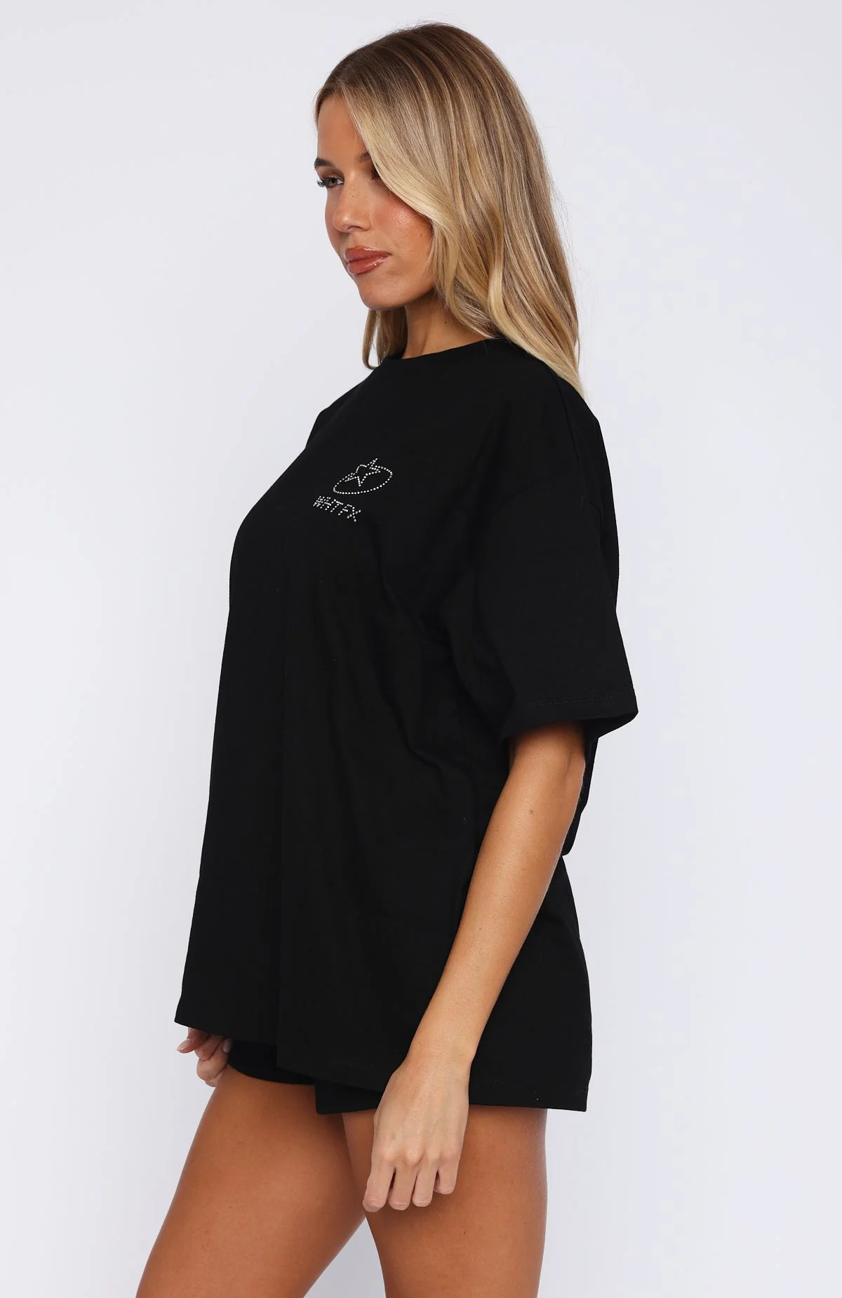Always Shining Oversized Tee Black - Image 3