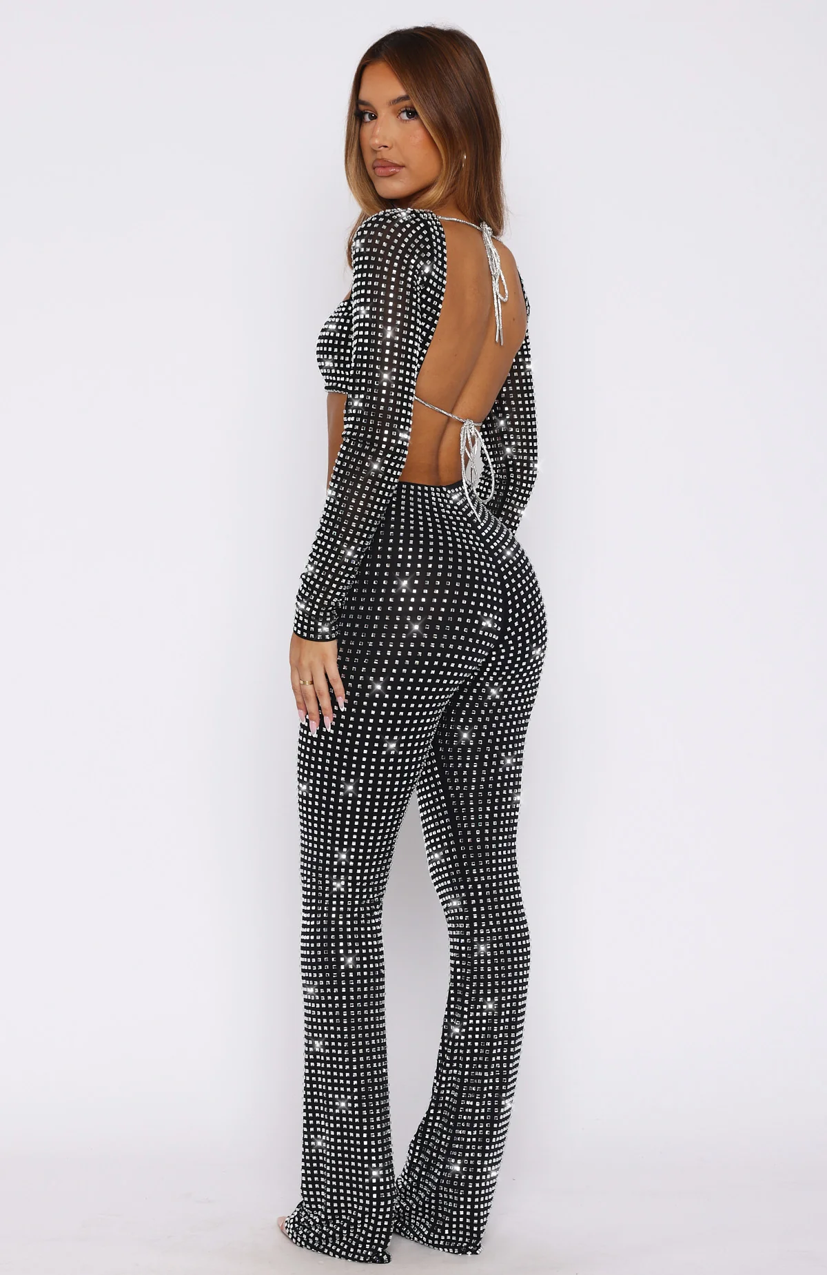 Always Sparkling Embellished Pants Black - Image 4