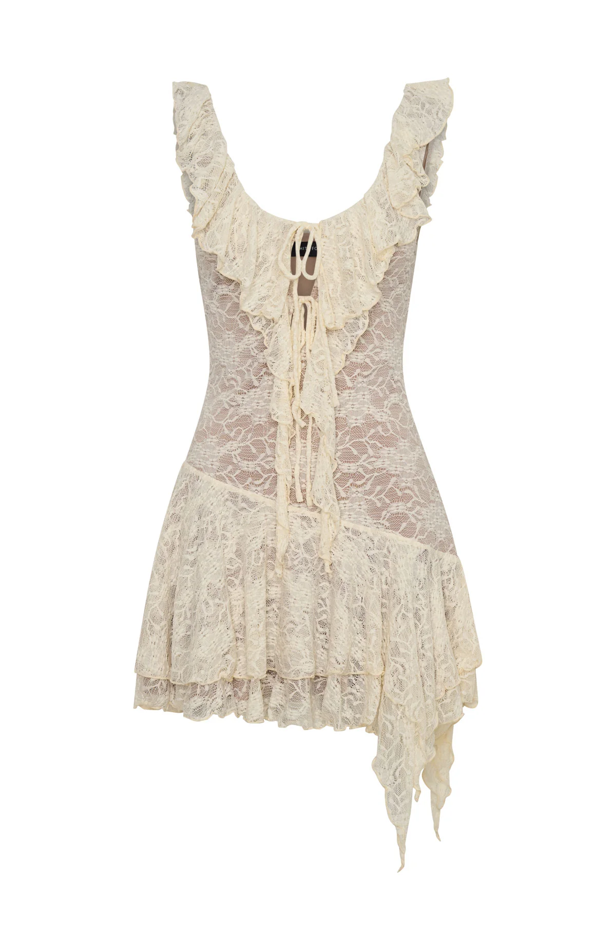 Always Us Lace Mini Dress Off White - Image 7