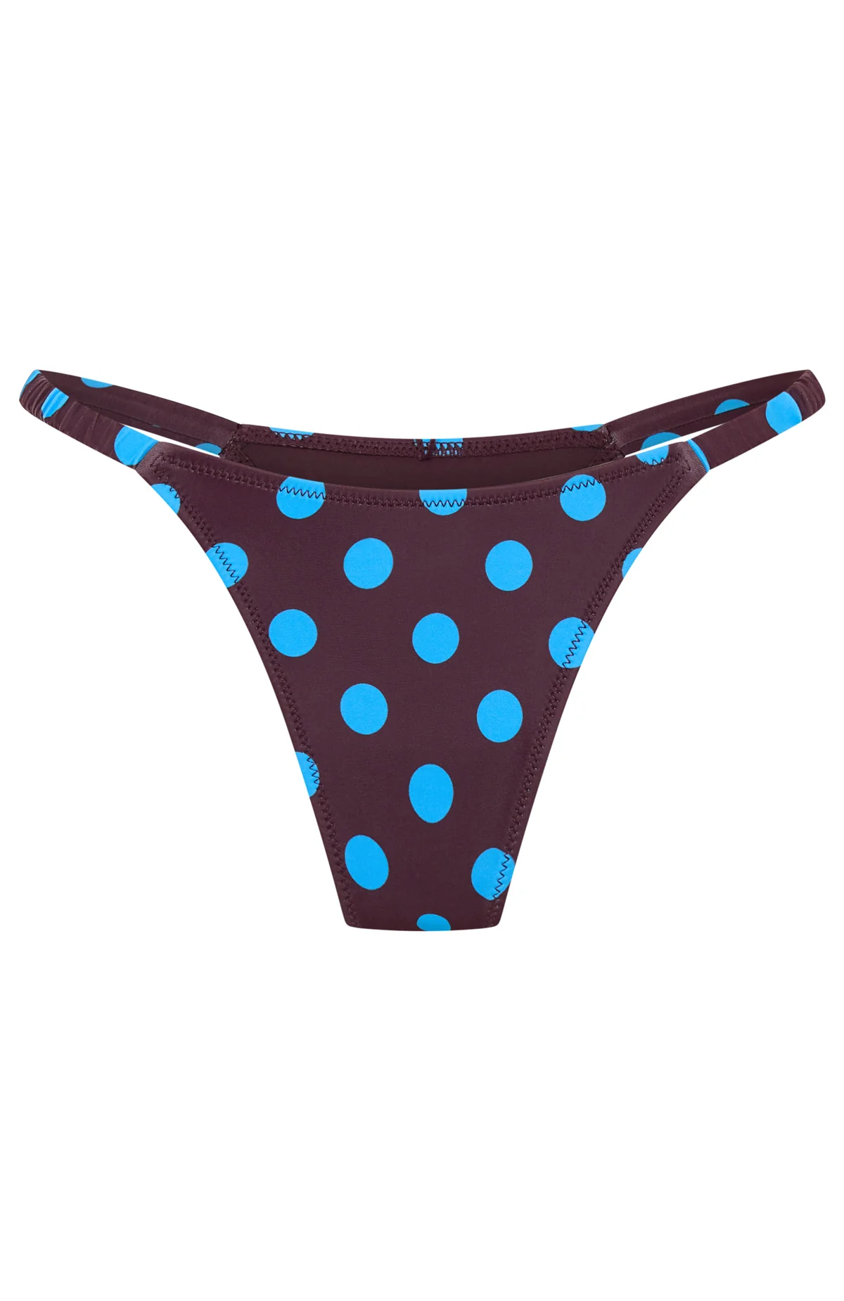 Amina Bottoms Cocoa Blue Polka Dot - Image 8