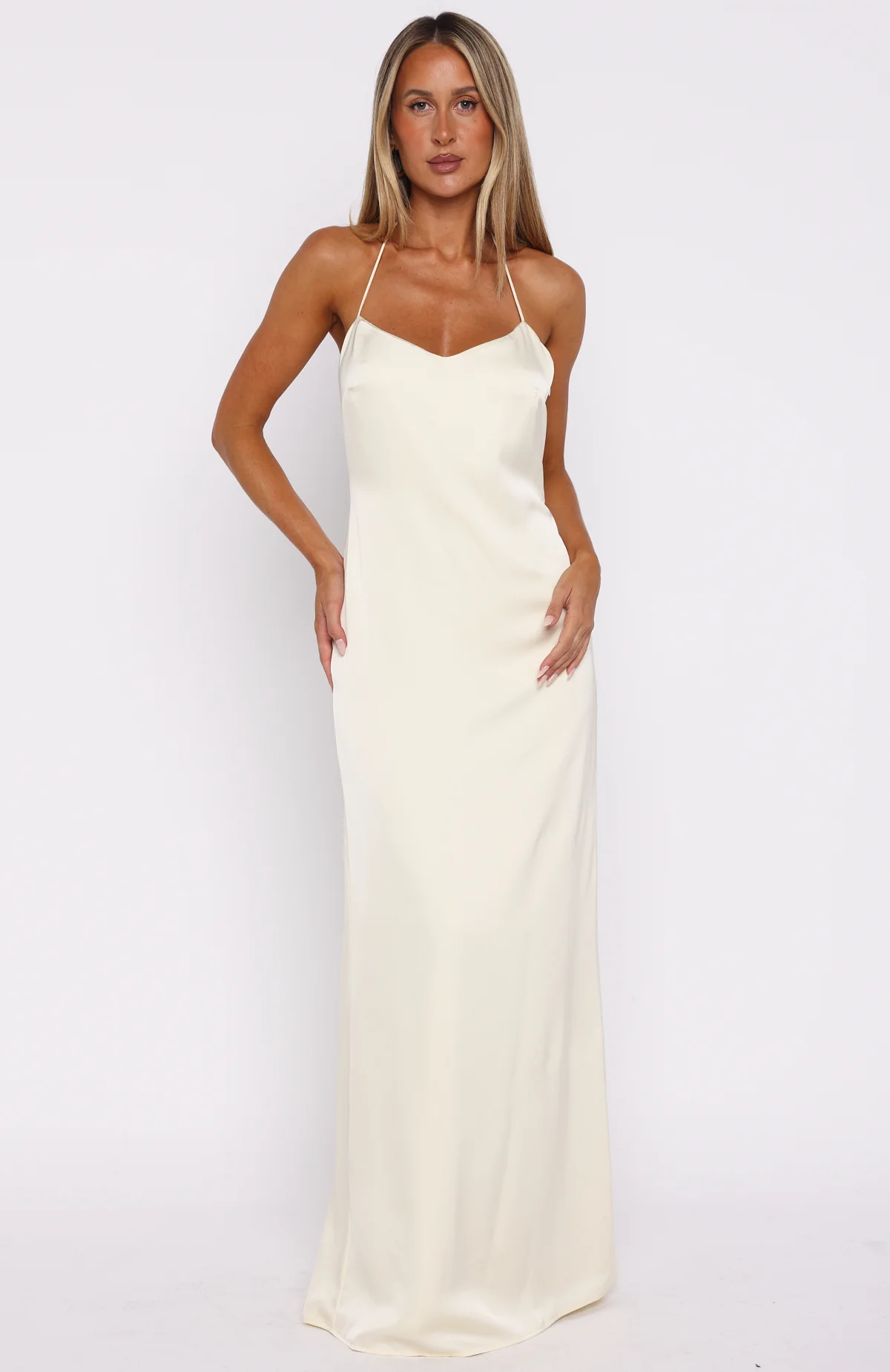 Amore Maxi Dress Lemon - Image 3