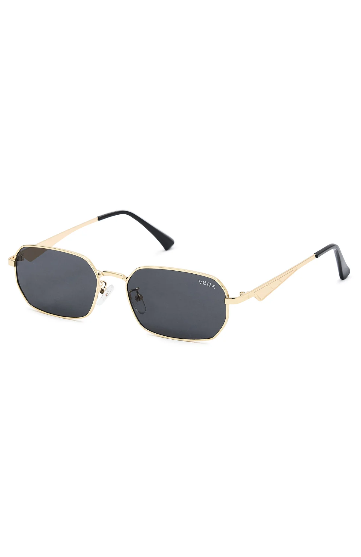Arden Sunglasses Black/Gold - Image 3