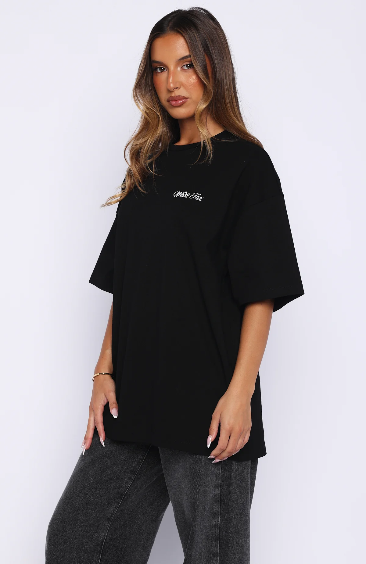 At Second Glance Oversized Tee Black - Image 5