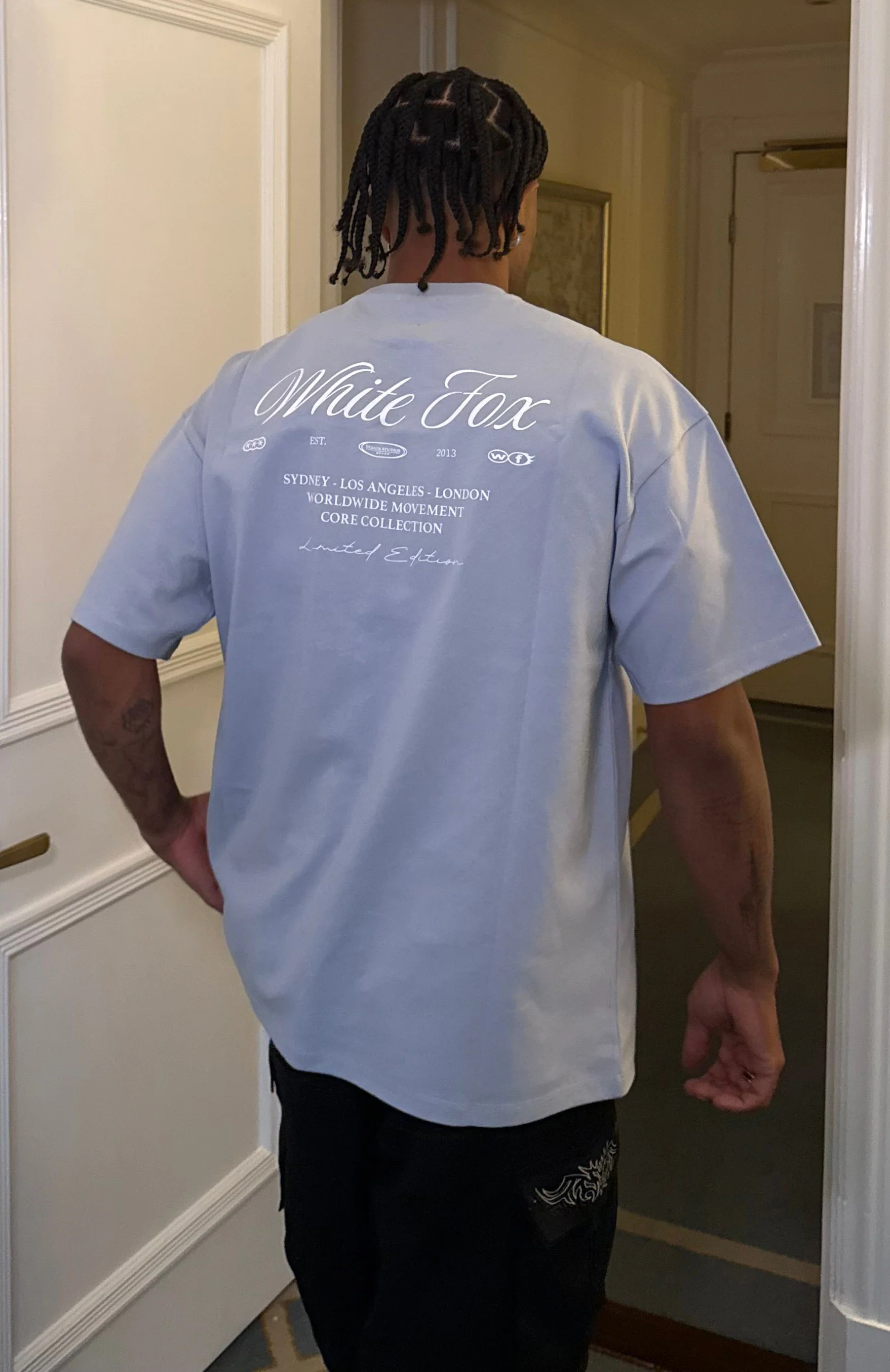 At Second Glance Oversized Tee Light Blue - Image 2