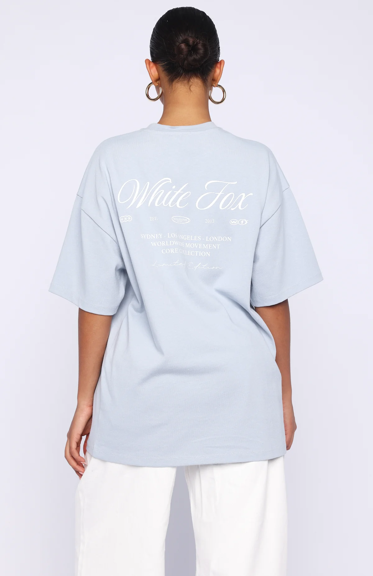 At Second Glance Oversized Tee Light Blue - Image 6