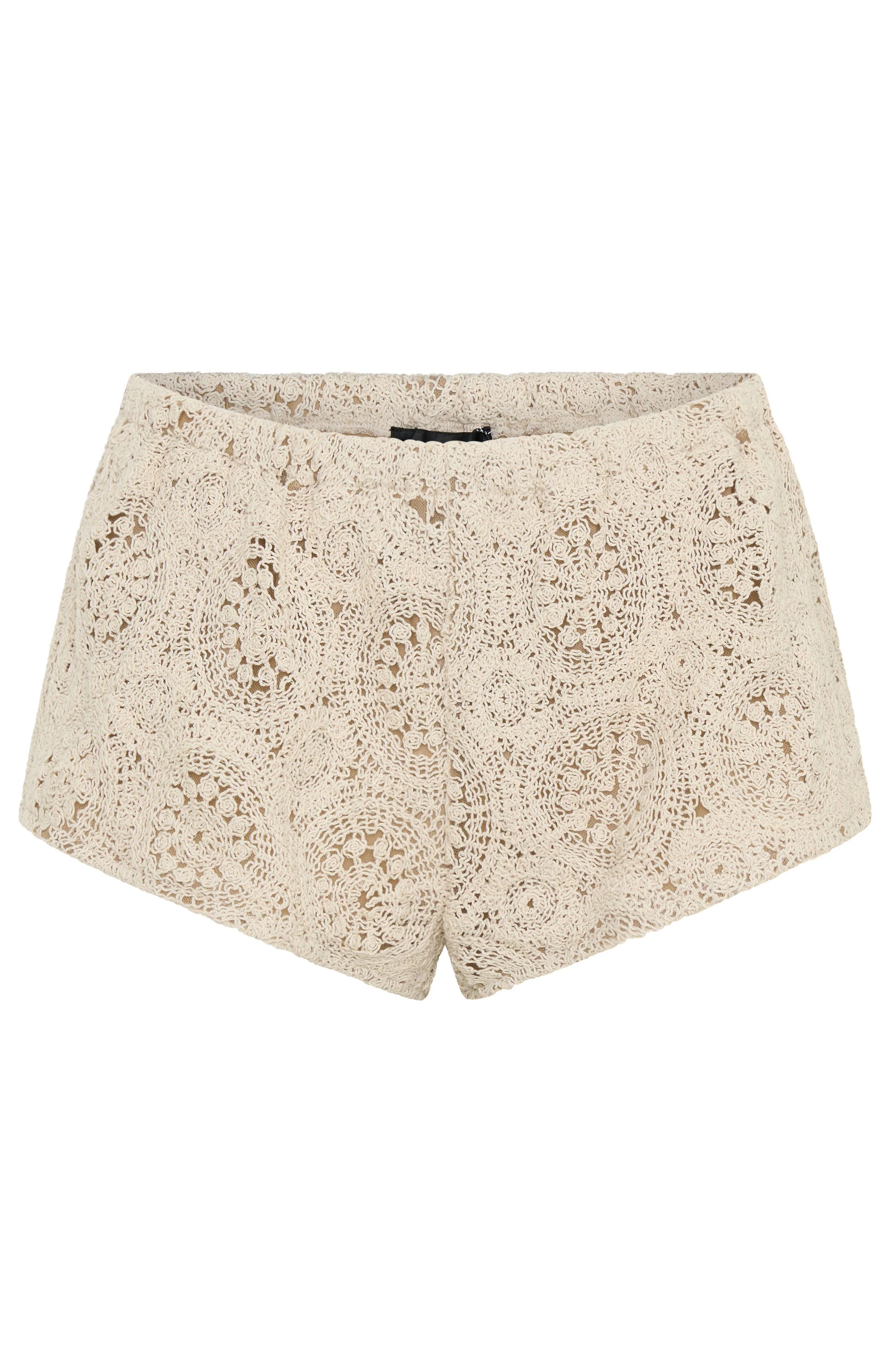 Athena Crochet Shorts Off White - Image 7
