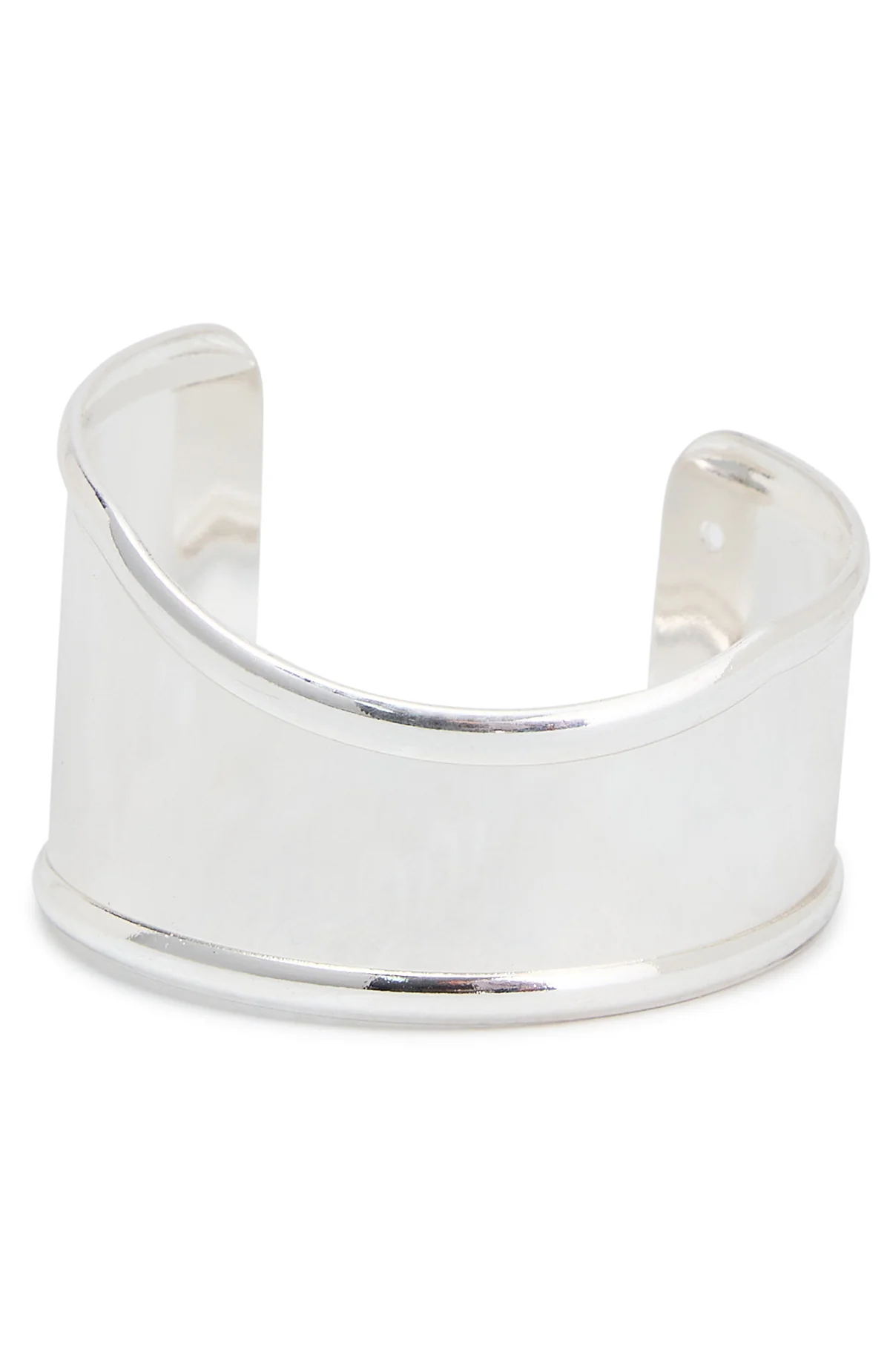 Azura Chunky Bangle Silver - Image 2
