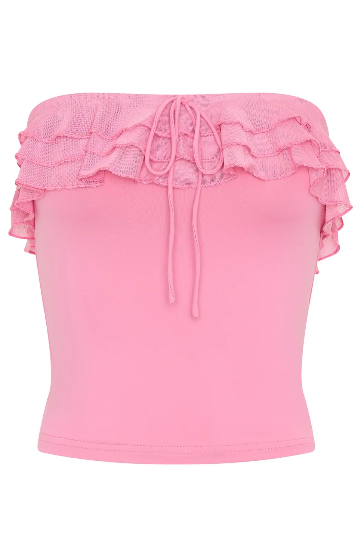 Baby, Come Over Strapless Top Pink - Image 6
