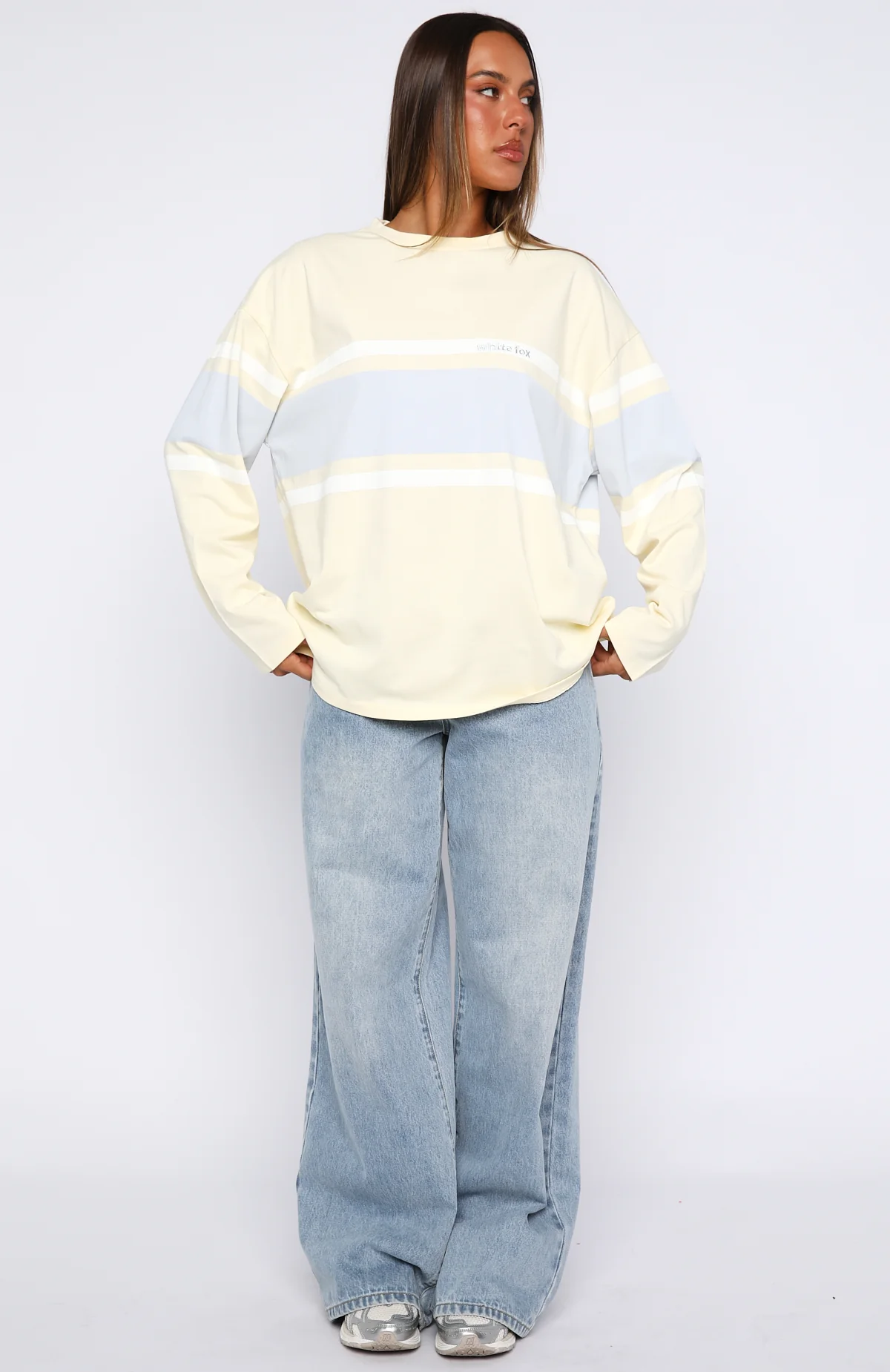 Bad Timing Oversized Long Sleeve Tee Lemon - Image 5