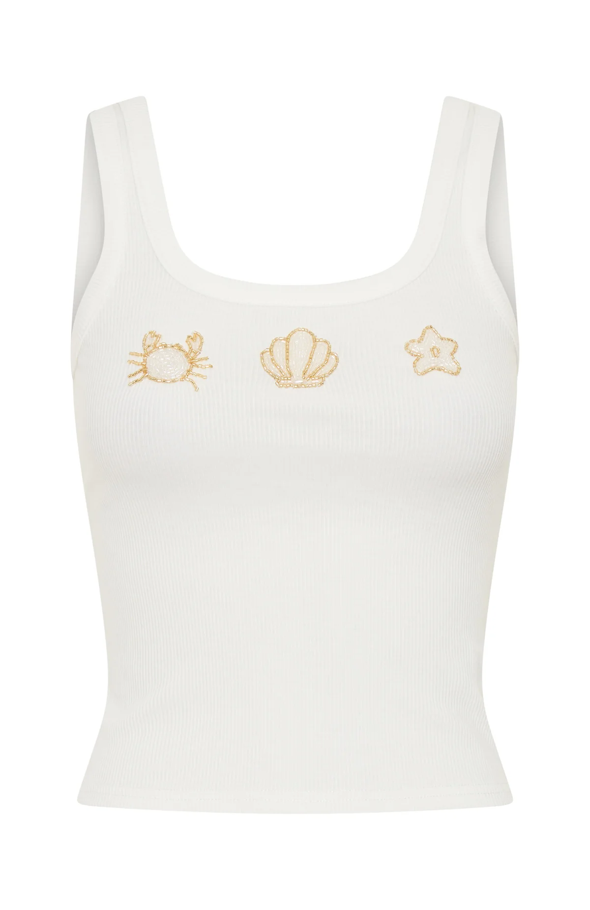 Be The One Rib Tank White - Image 6