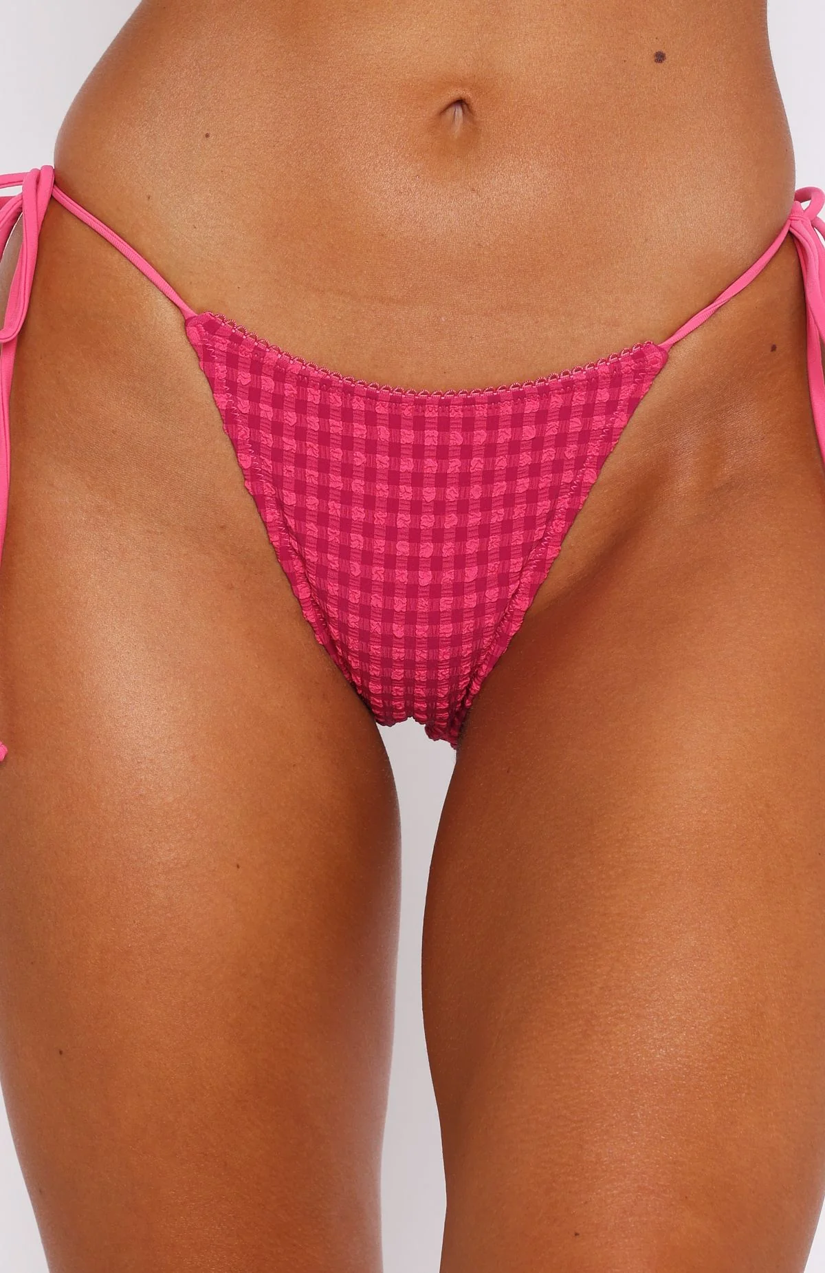 Beach Days Bottoms Fuchsia Gingham - Image 2