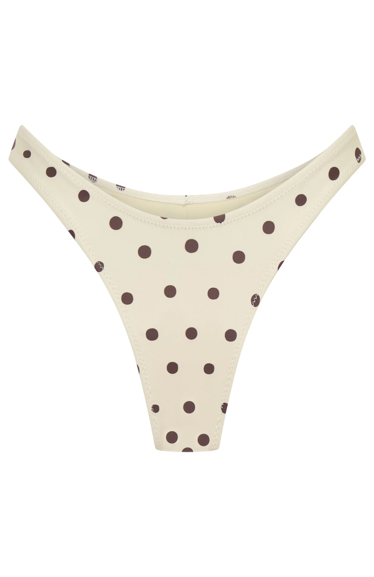 Belmont Bottoms Cream/Choc Polka Dot - Image 7