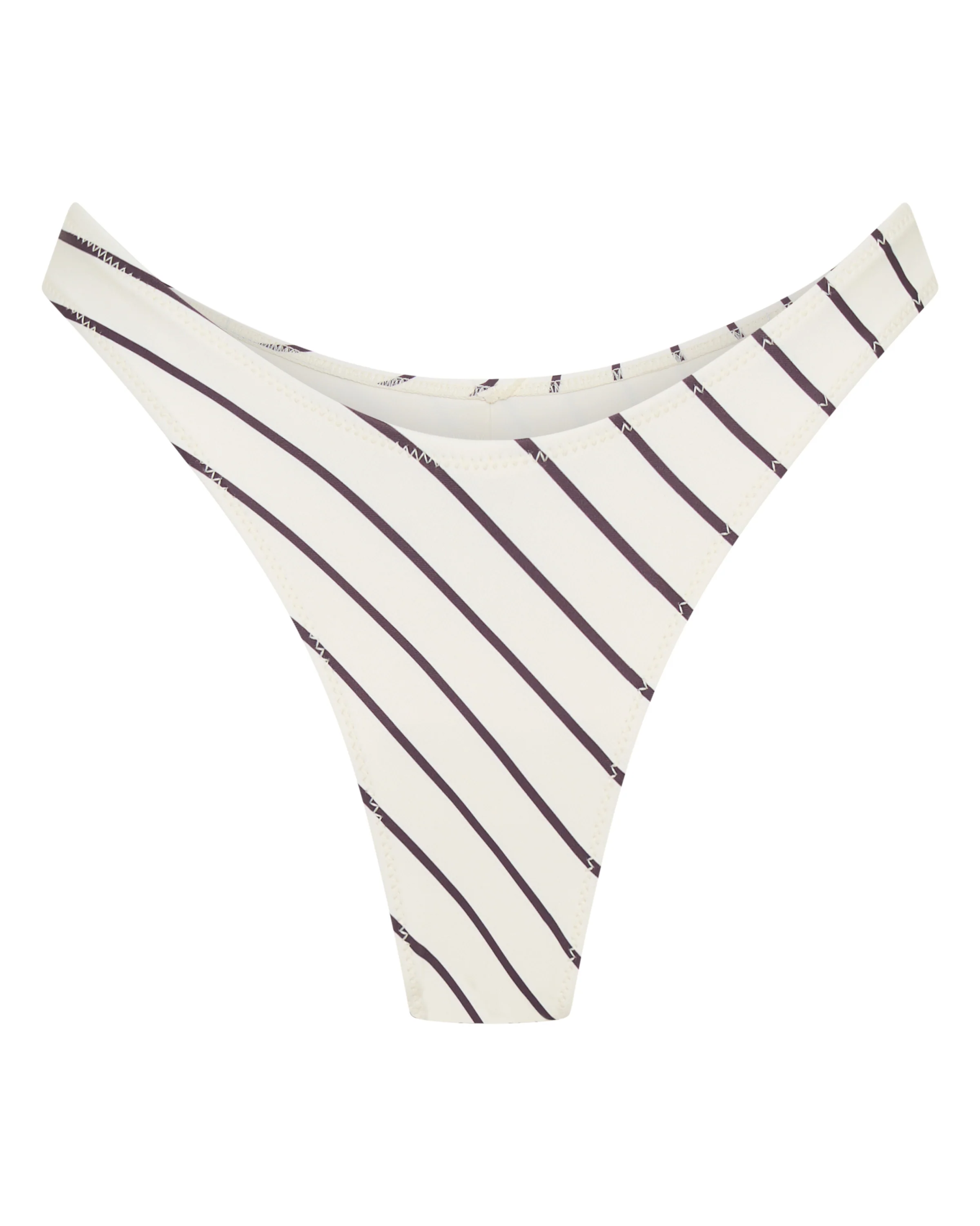 Belmont Bottoms Cream/Choc Stripe - Image 6