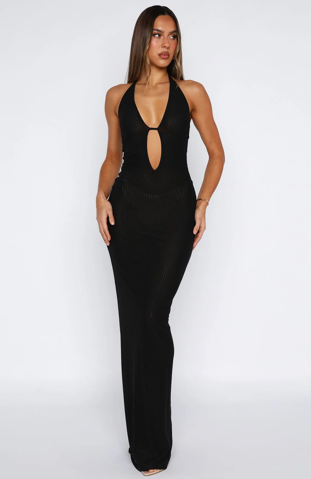 Bets Are Off Maxi Dress Black - Image 2