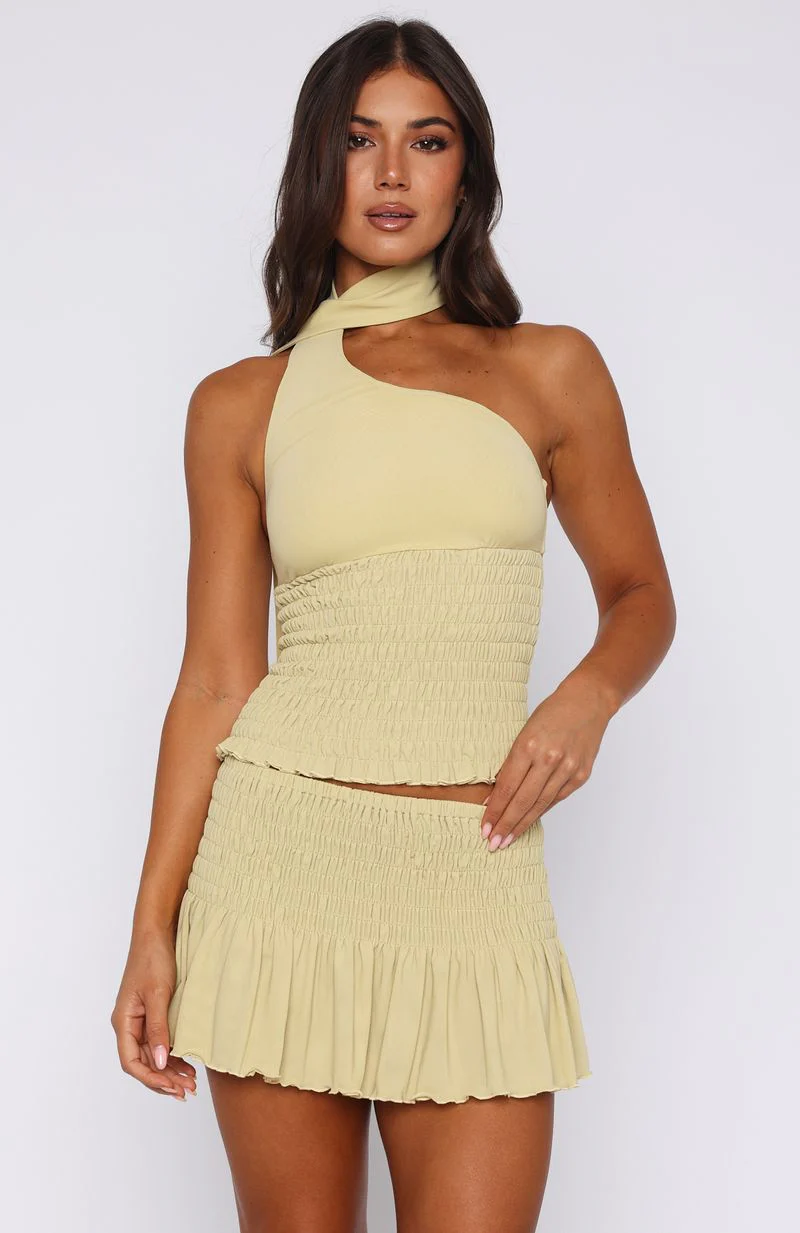 Big Deposits Halter Top Pistachio - Image 2