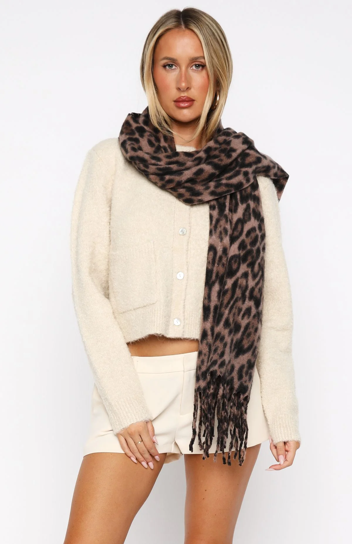 Blaise Scarf Leopard - Image 2