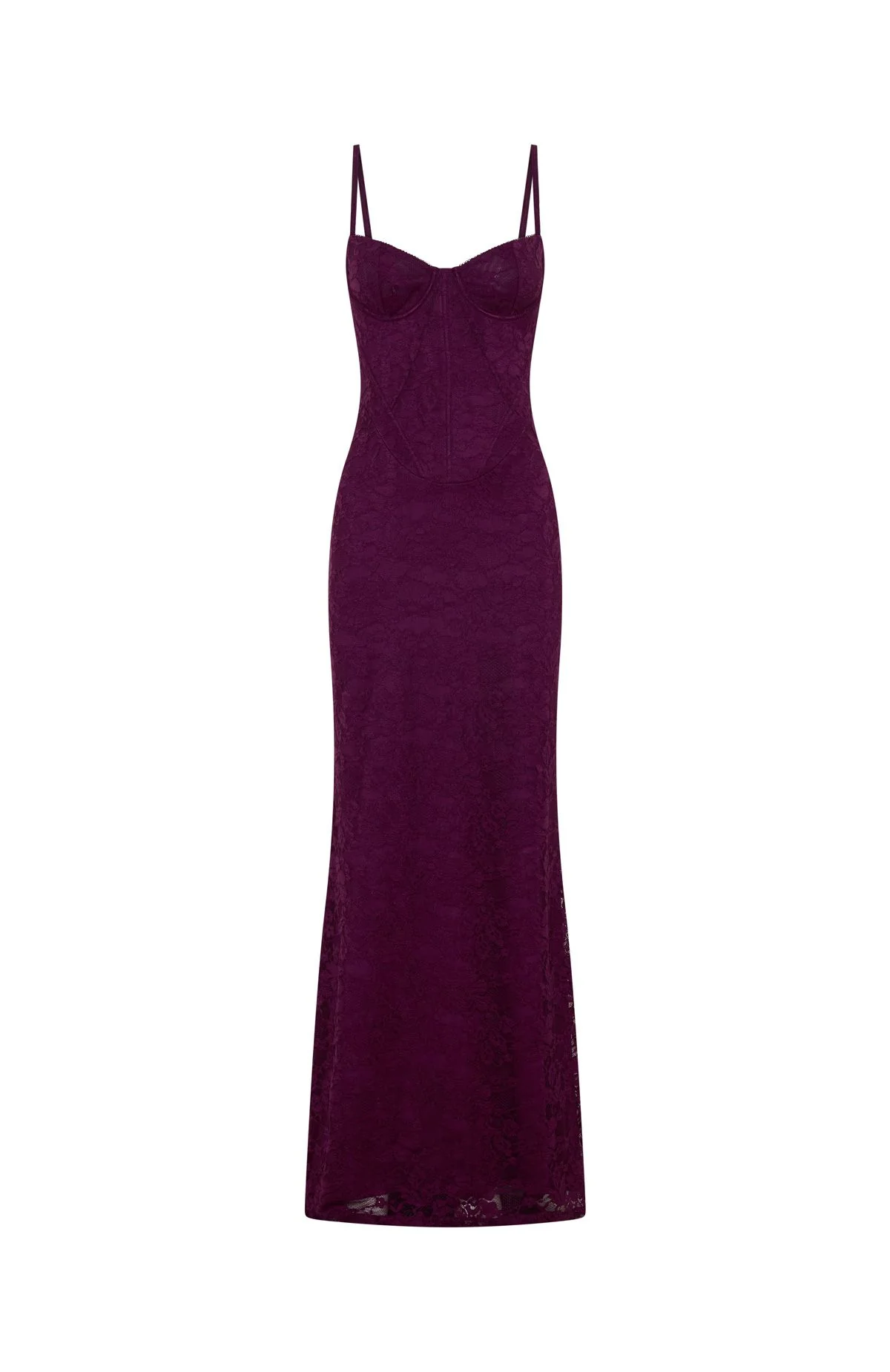 Blossom Belle Maxi Dress Plum - Image 4