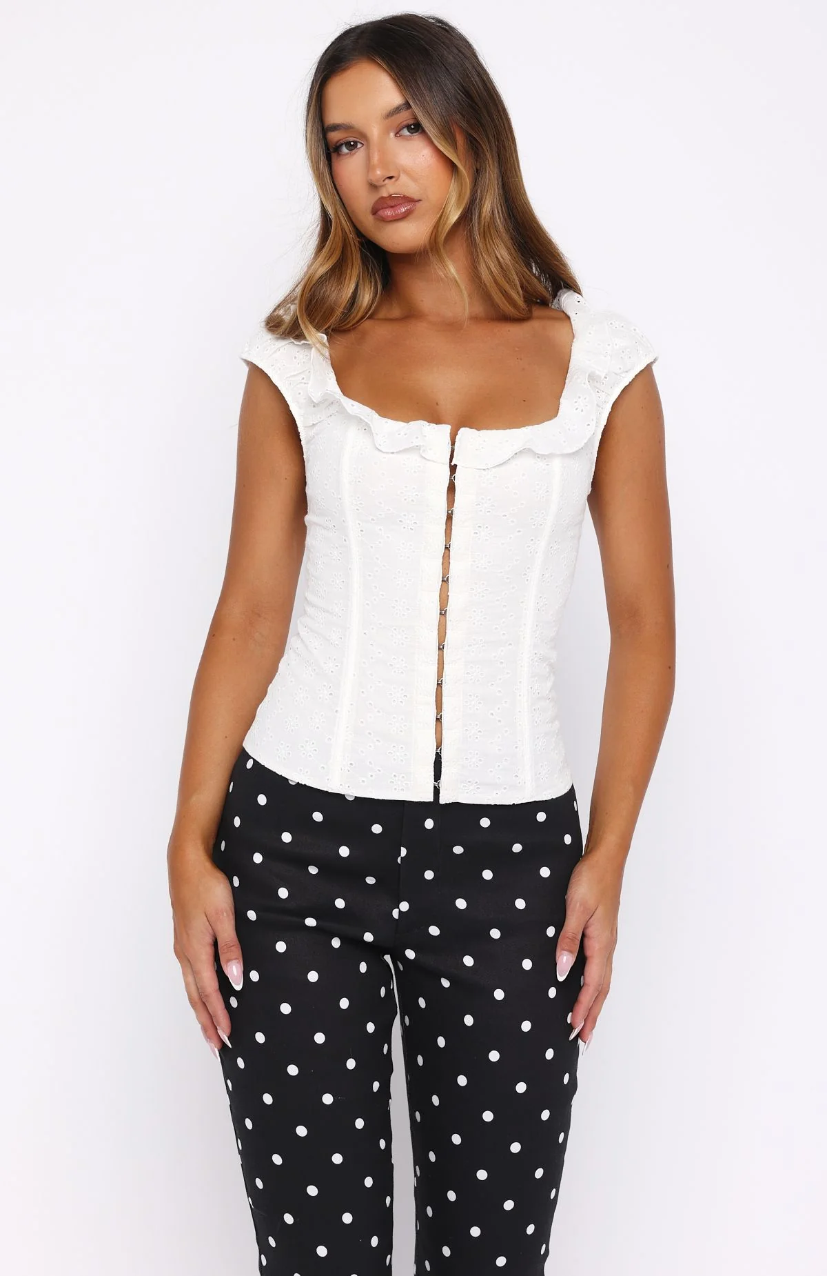 Bound Hearts Bustier White - Image 2