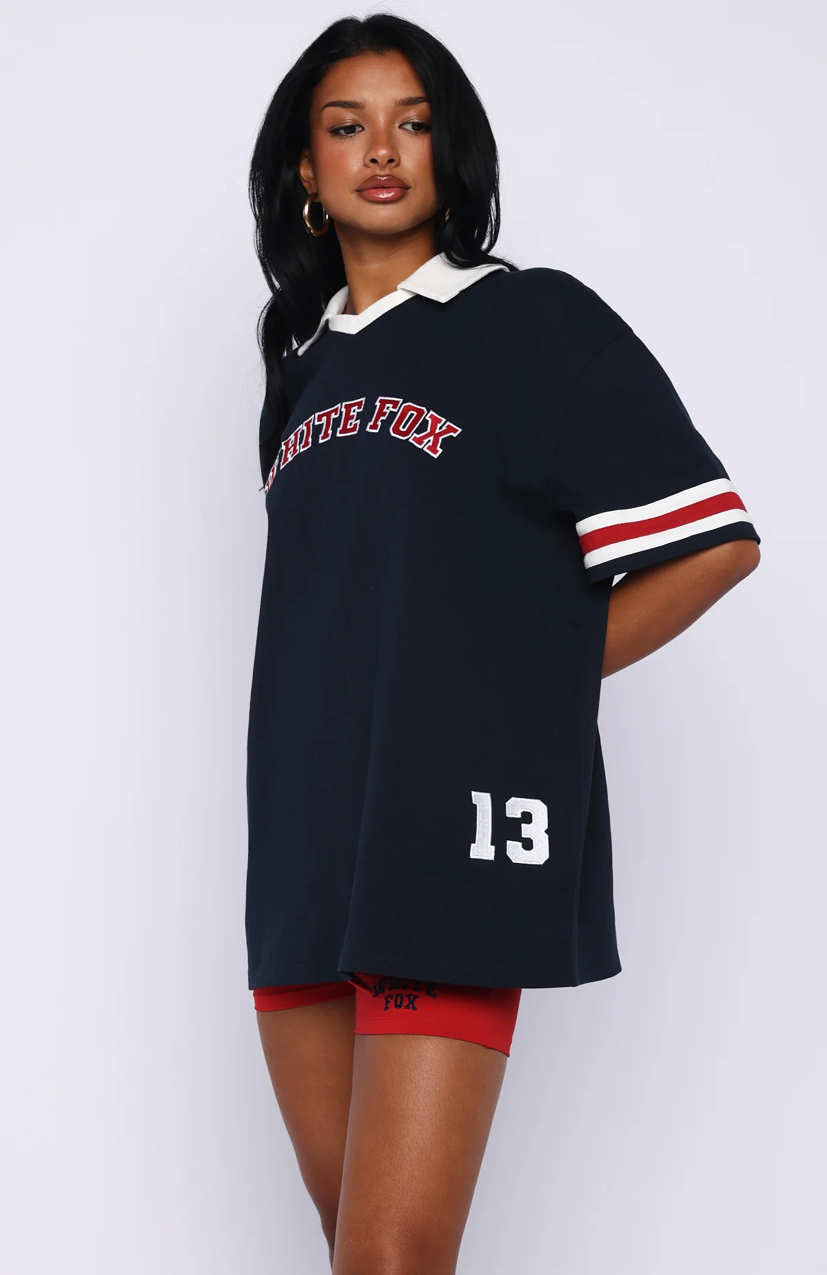 Break It Up Oversized Jersey Navy - Image 4