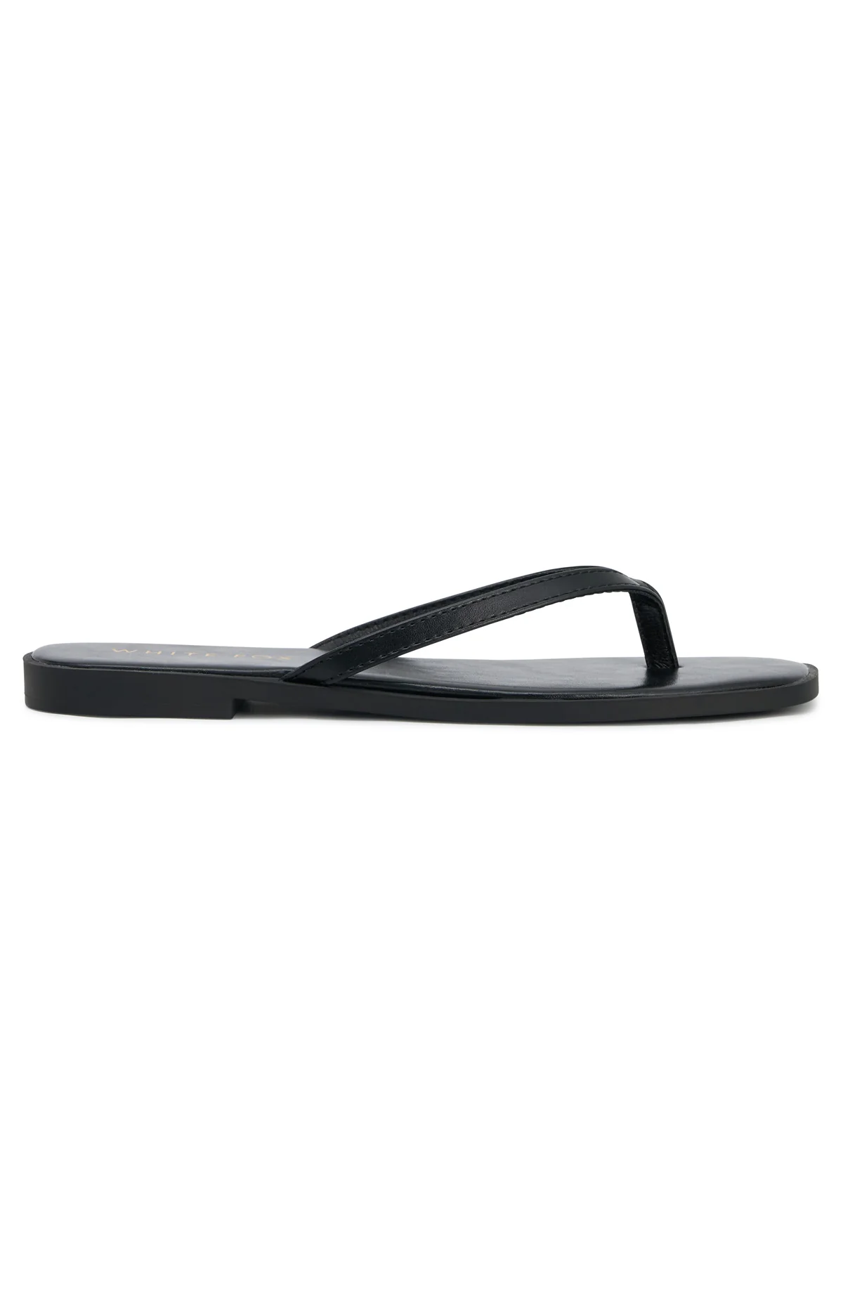 Breccan Thong Sandals Black - Image 5