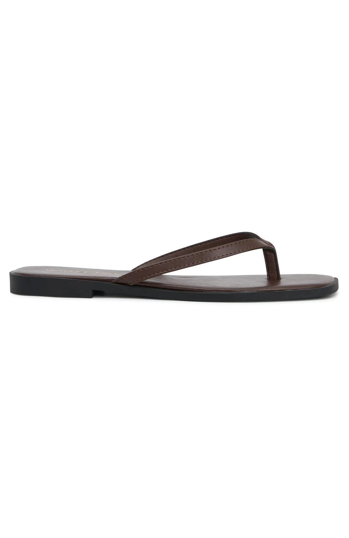 Breccan Thong Sandals Chocolate - Image 5