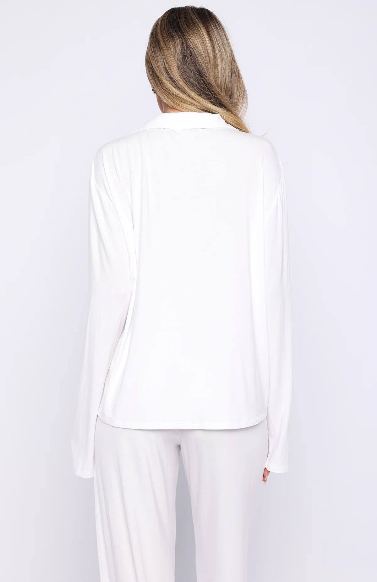 Bridal Party Long Sleeve Pyjama Set Off White - Image 5