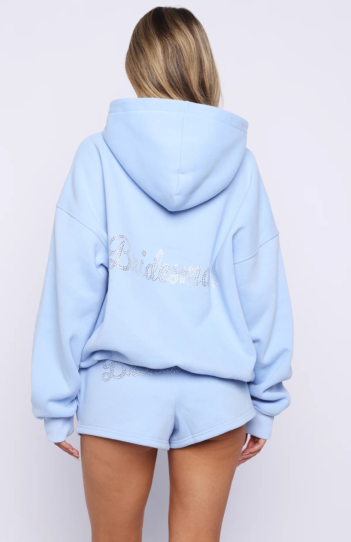 Bridal Party Lounge Shorts Light Blue - Image 4