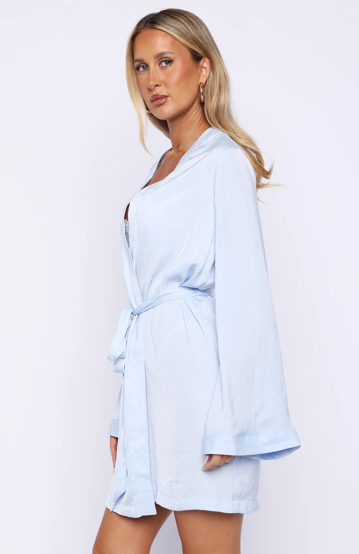 Bridal Party Robe Baby Blue - Image 4