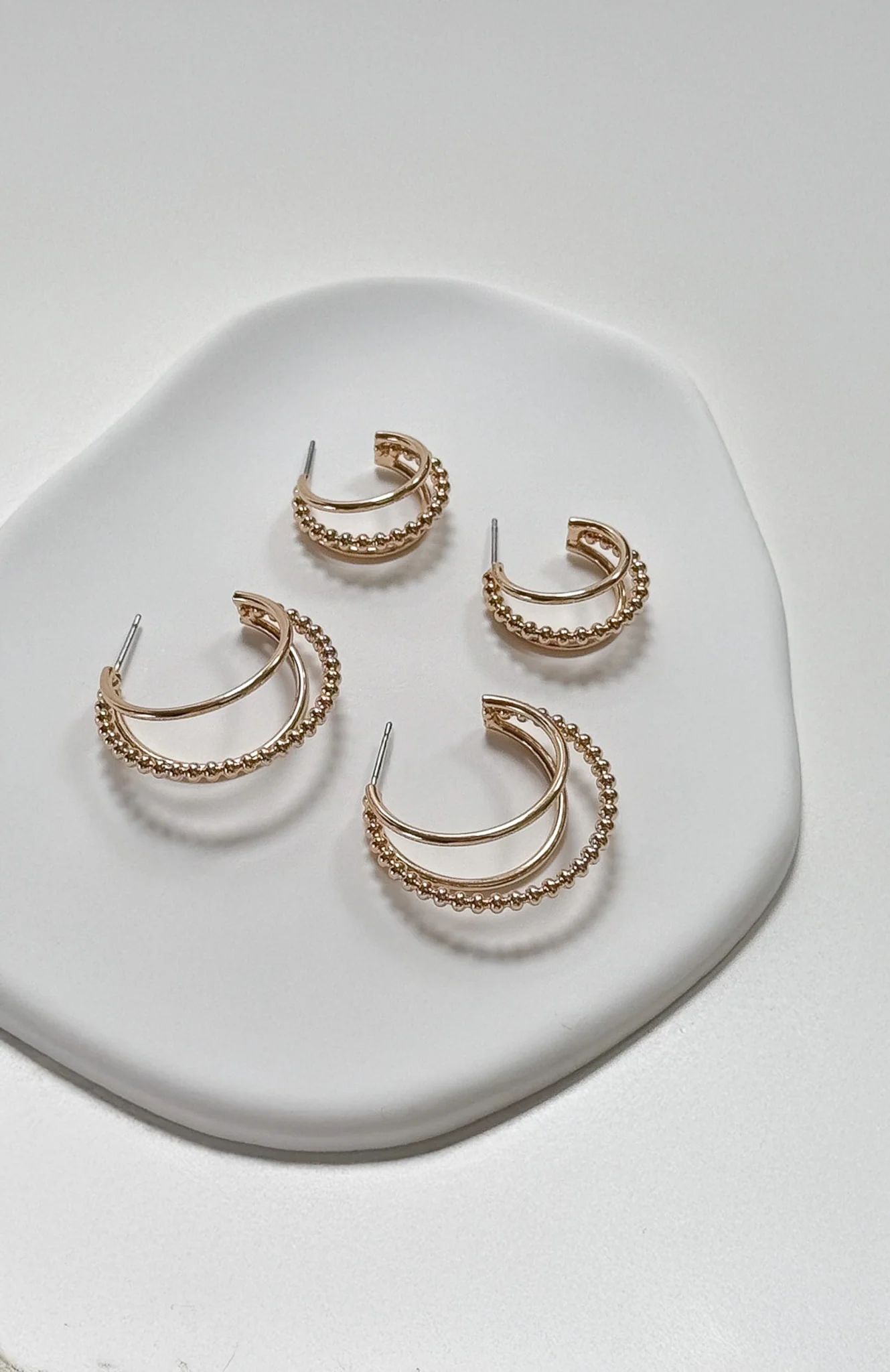 Bridget Earring Set Gold - Image 2