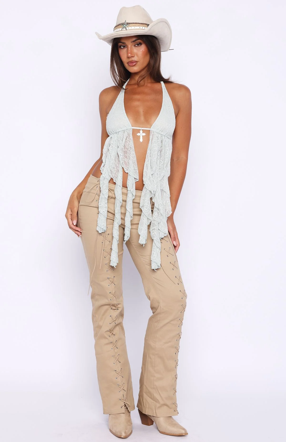 Bright Lights Halter Top Mist - Image 5