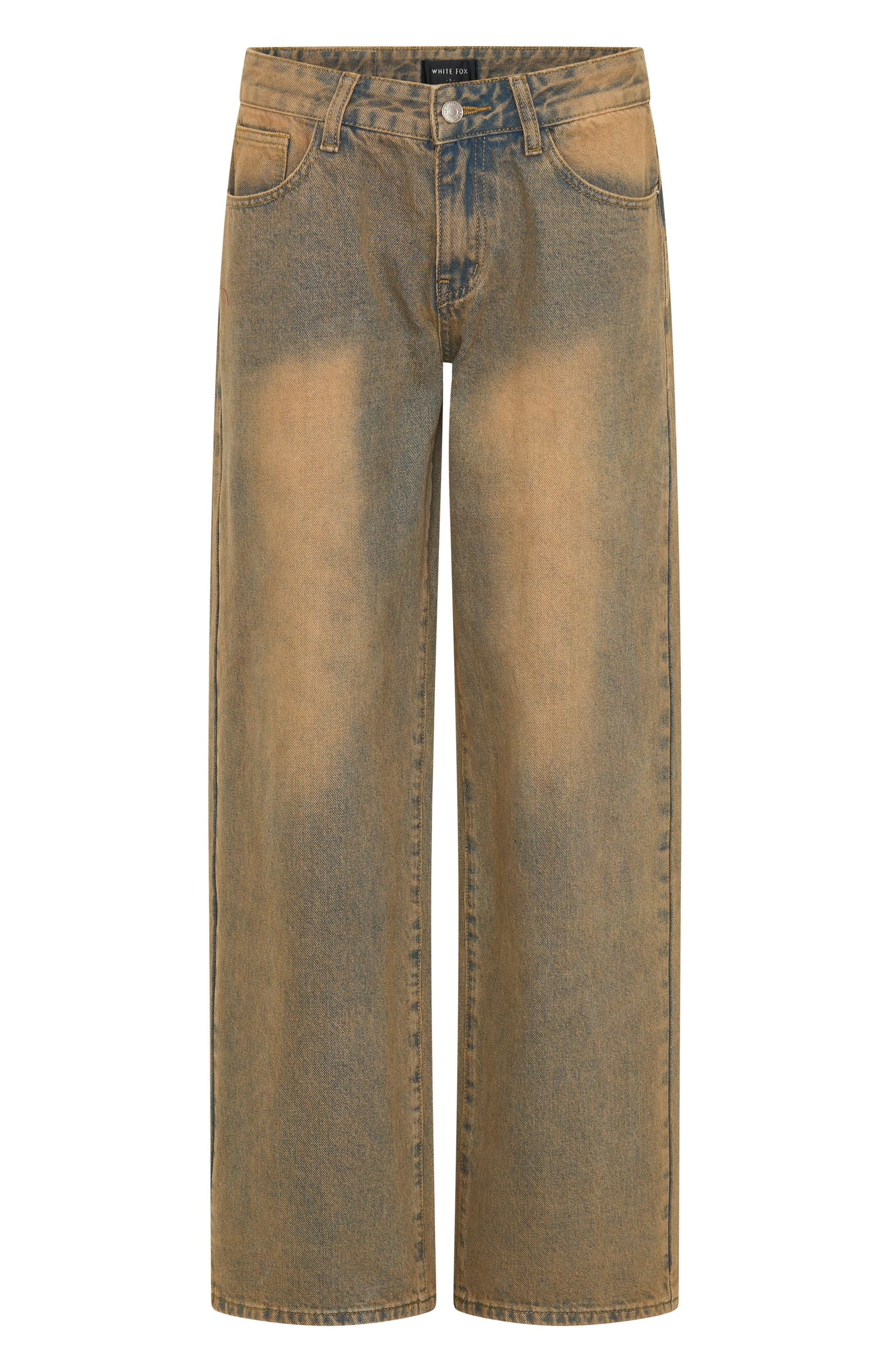 Bring The Style Low Rise Wide Leg Jeans Clay - Image 6