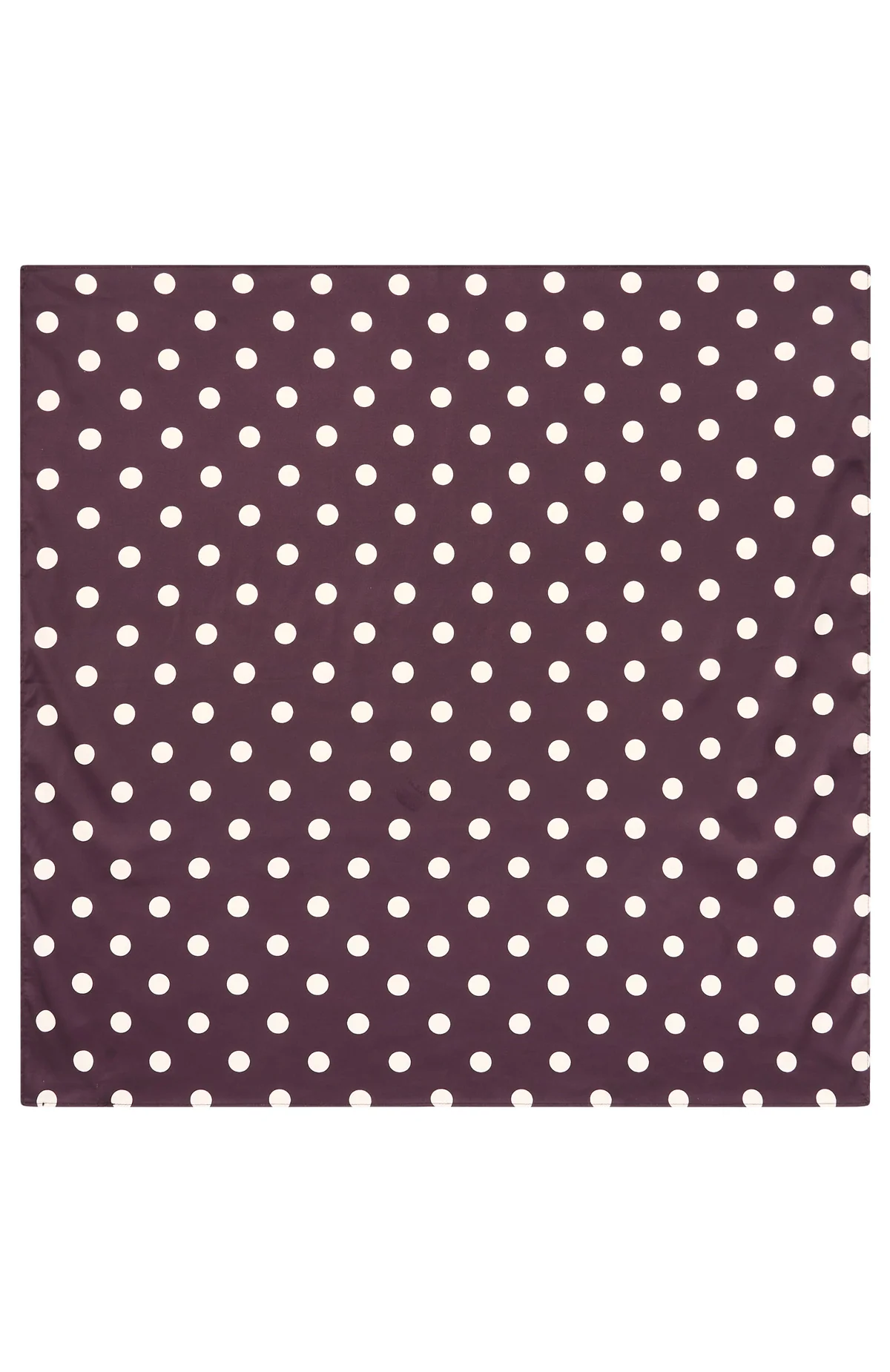 Broken Love Scarf Choc/Cream Polka Dot - Image 7