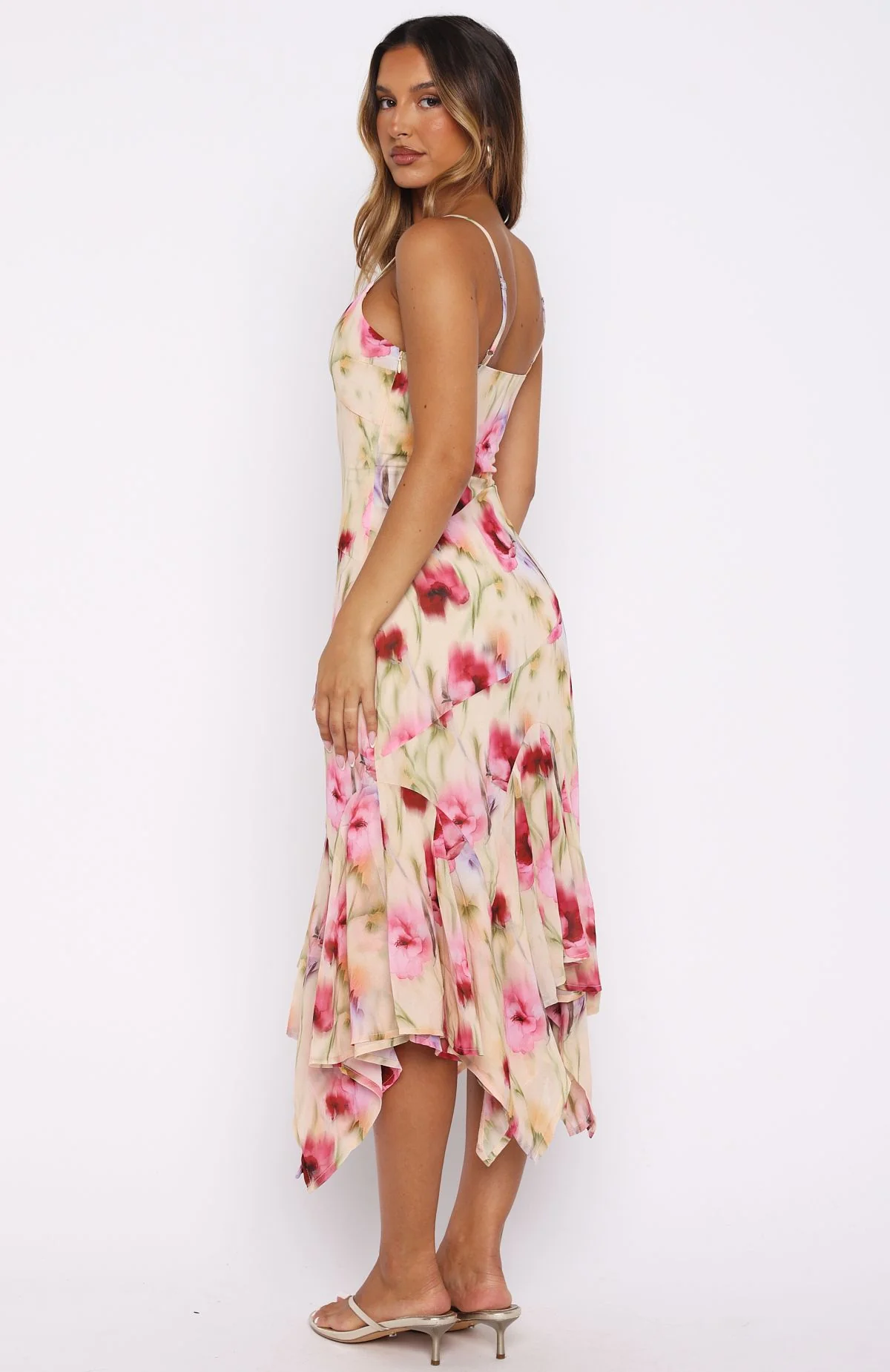 Butterfly Kisses Midi Dress Buttercream Fields - Image 6
