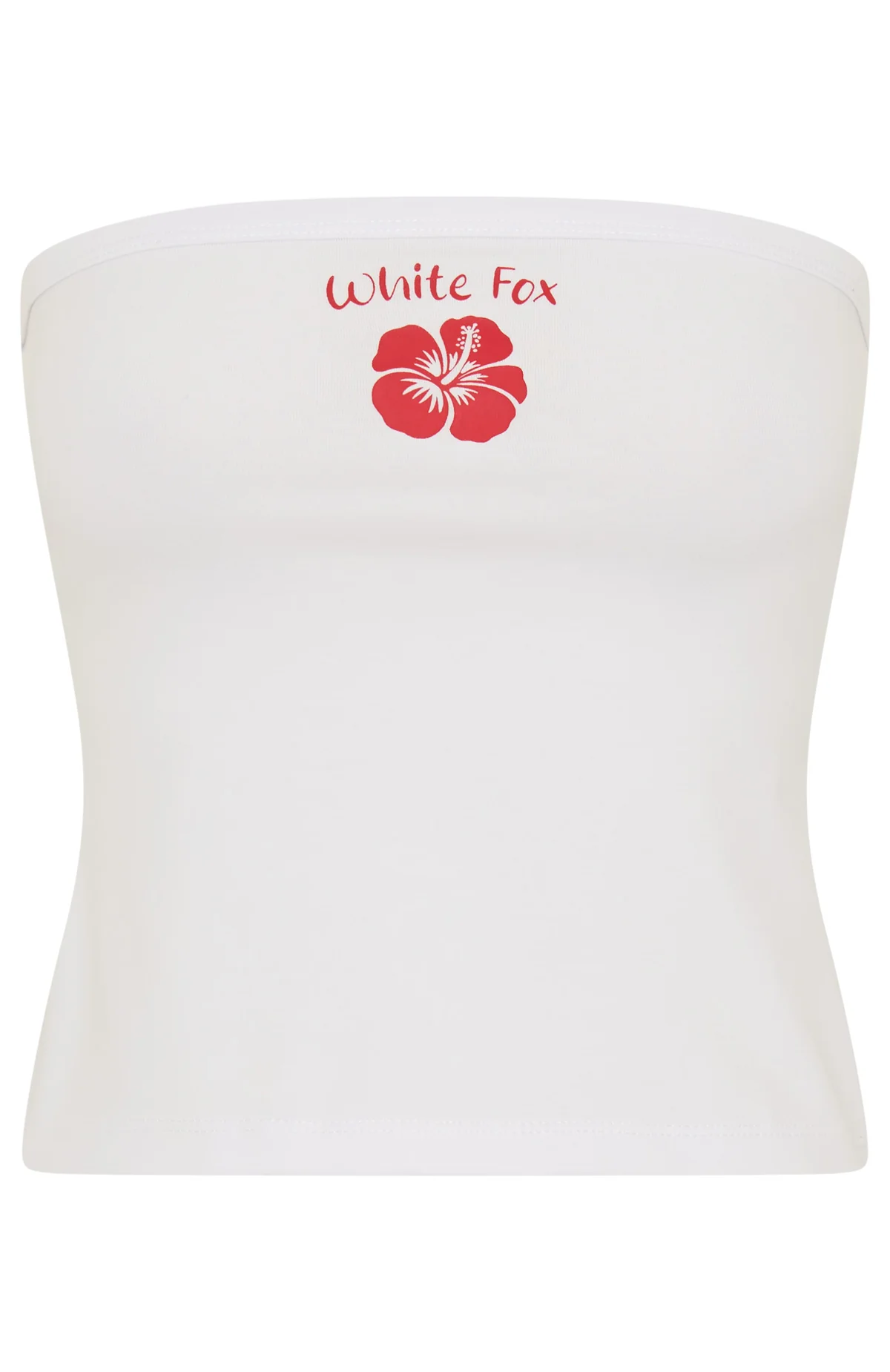 Buy Your Own Flowers Strapless Top White - Image 5