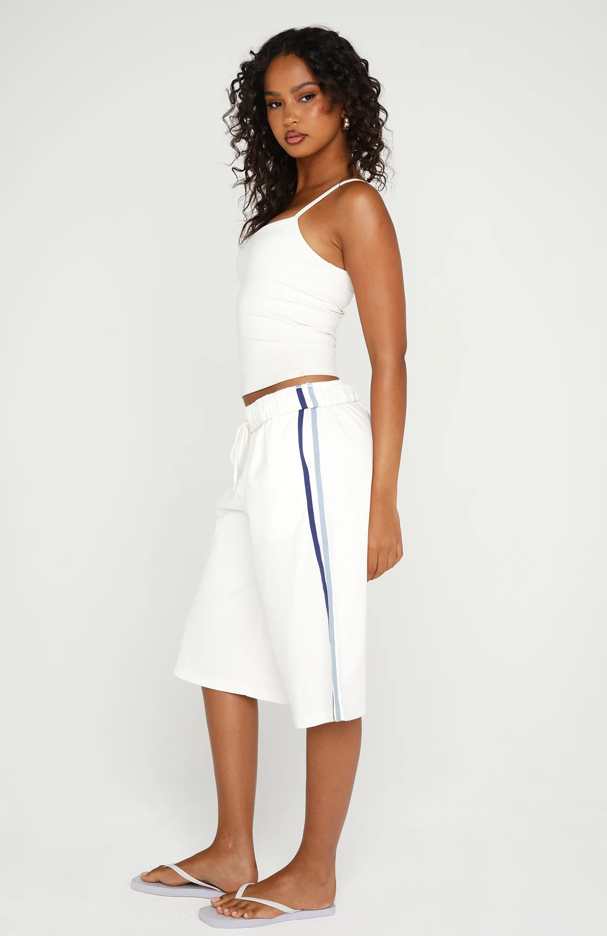 Call It Ours Relaxed Shorts White - Image 3
