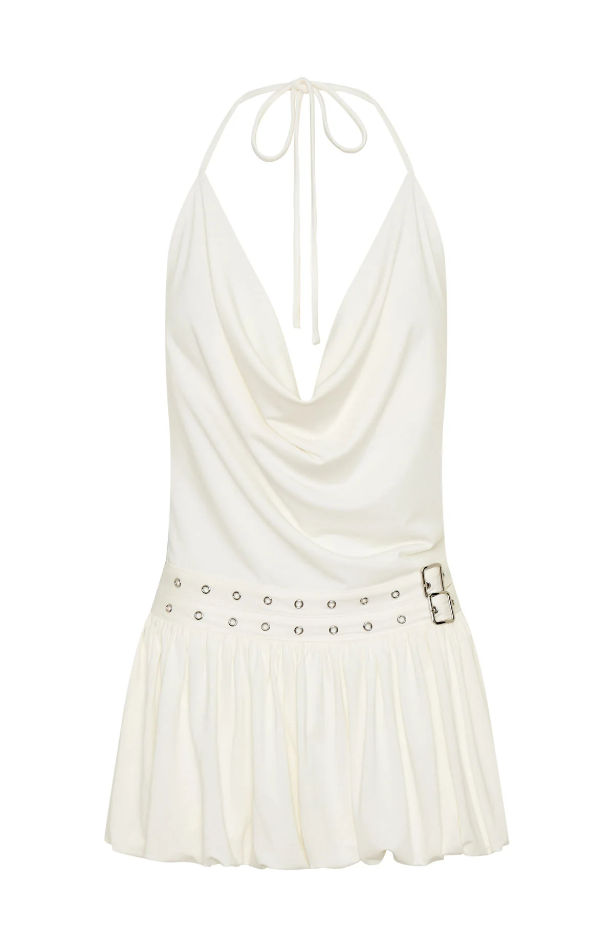 Calling Me Mini Dress Cream - Image 7