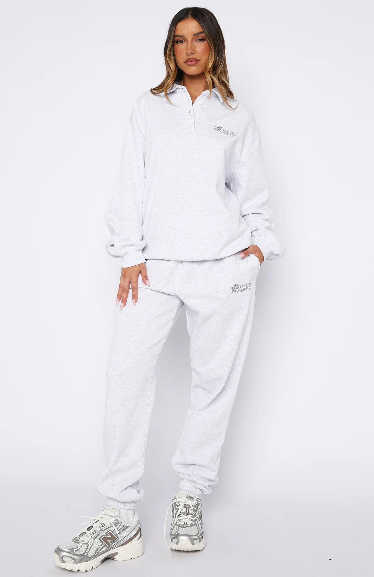 Can't Be Changed Sweatpants Grey Marle - Image 2