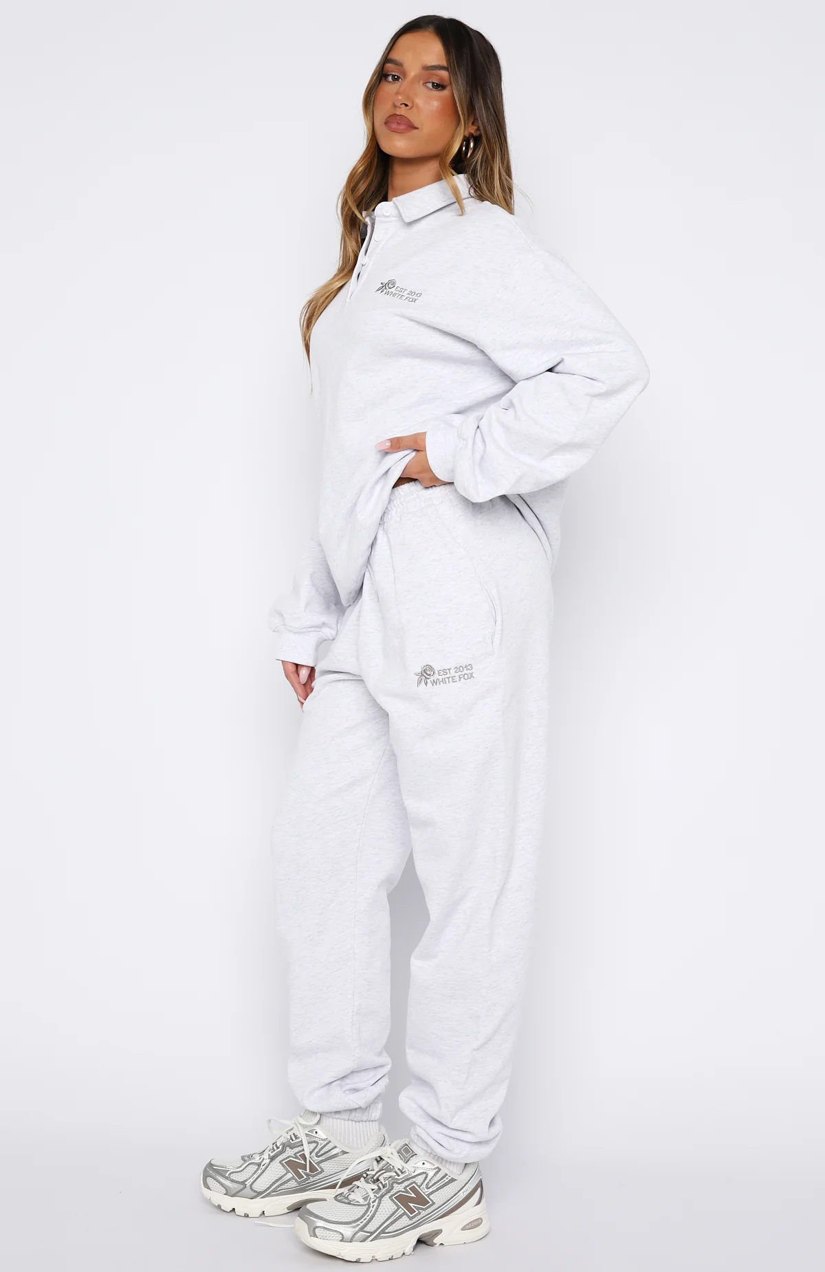 Can't Be Changed Sweatpants Grey Marle - Image 3